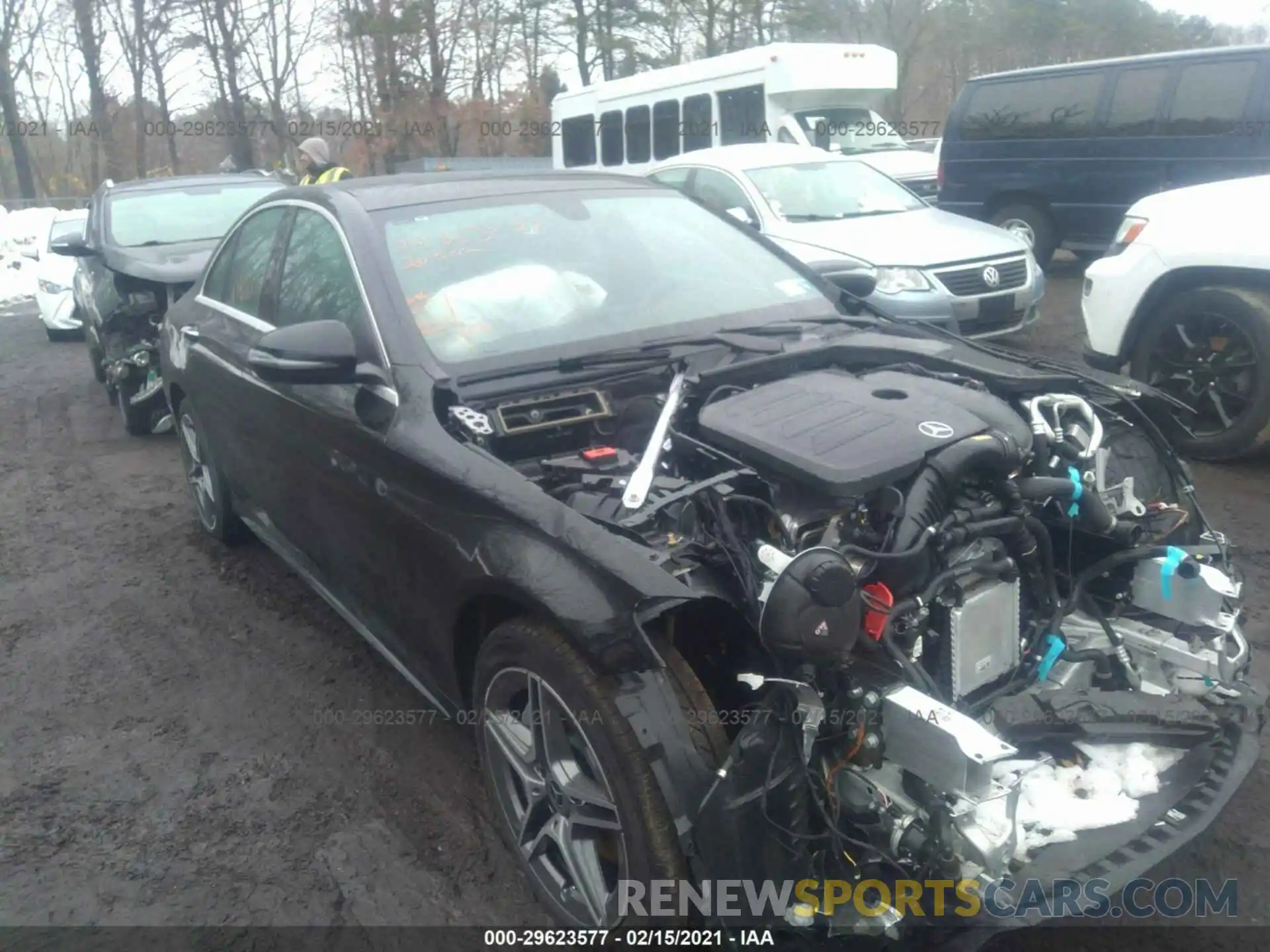 1 Photograph of a damaged car W1KWF8EB6LR574898 MERCEDES-BENZ C-CLASS 2020