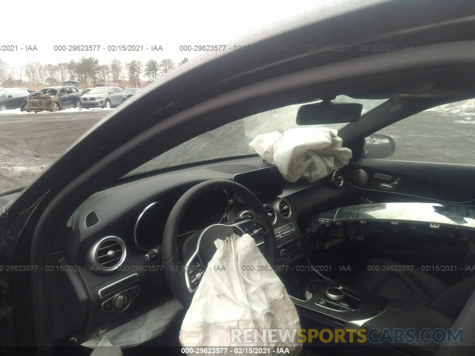 5 Photograph of a damaged car W1KWF8EB6LR574898 MERCEDES-BENZ C-CLASS 2020