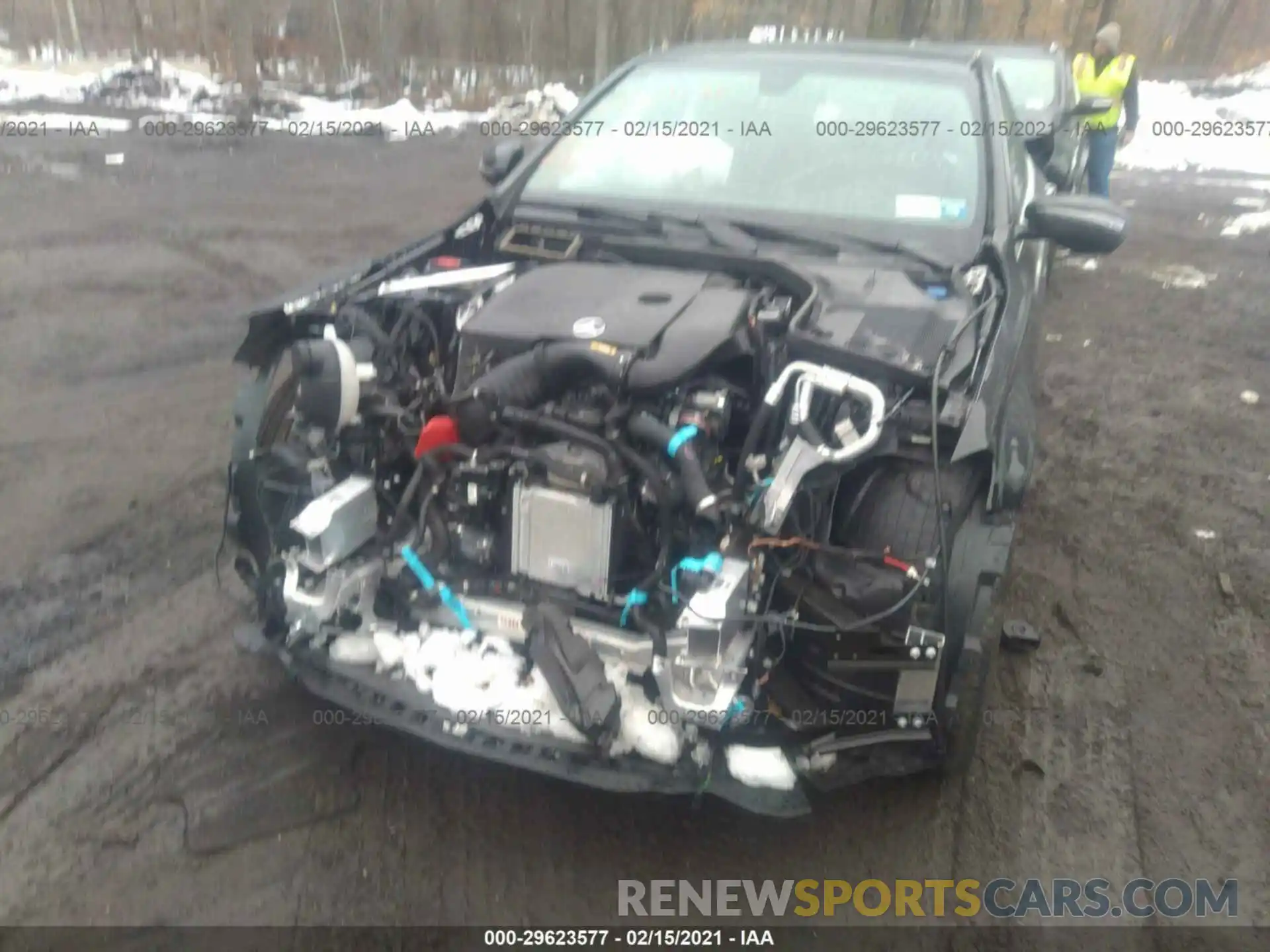 6 Photograph of a damaged car W1KWF8EB6LR574898 MERCEDES-BENZ C-CLASS 2020