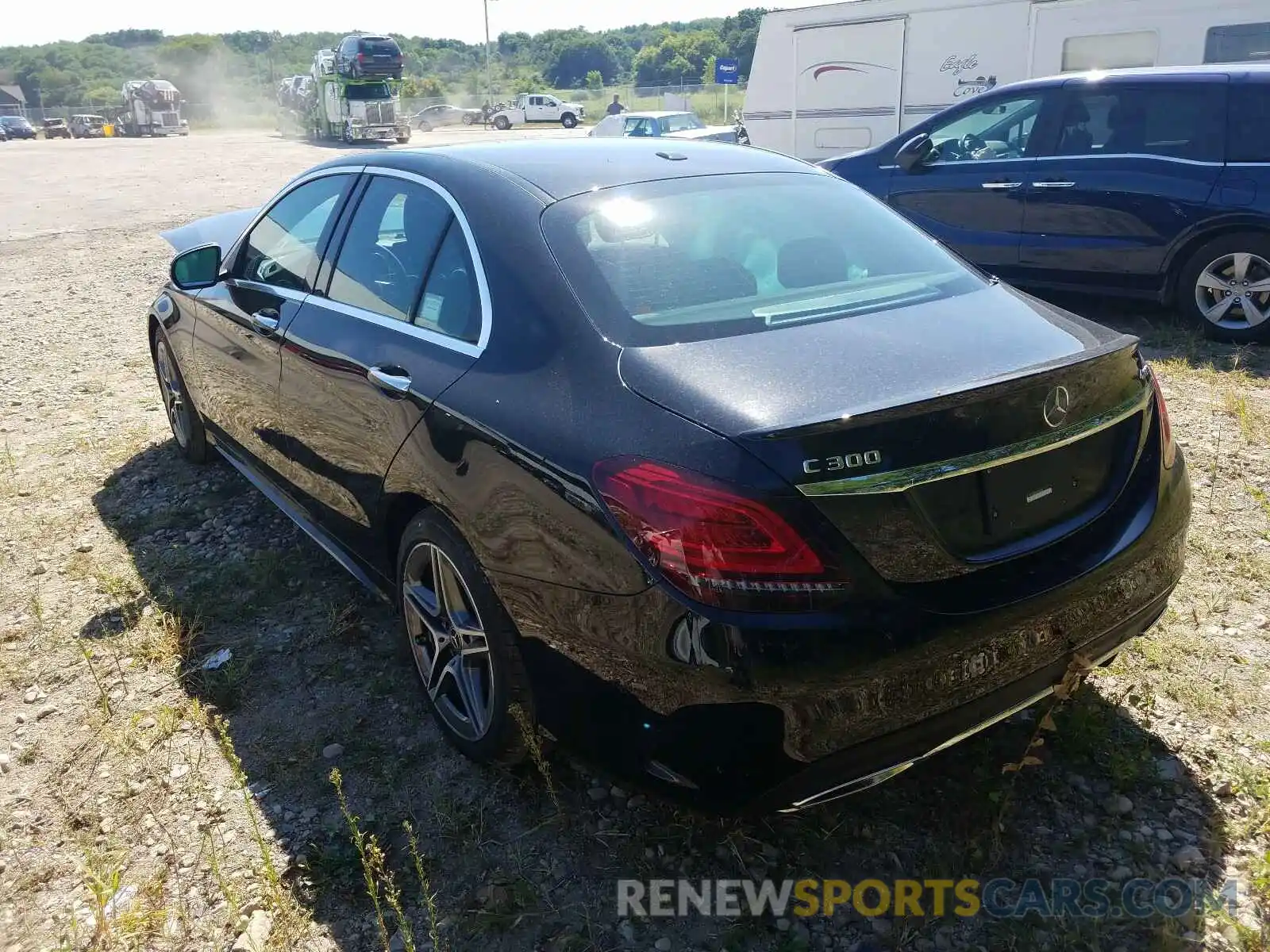 3 Photograph of a damaged car W1KWF8EB6LR575548 MERCEDES-BENZ C CLASS 2020