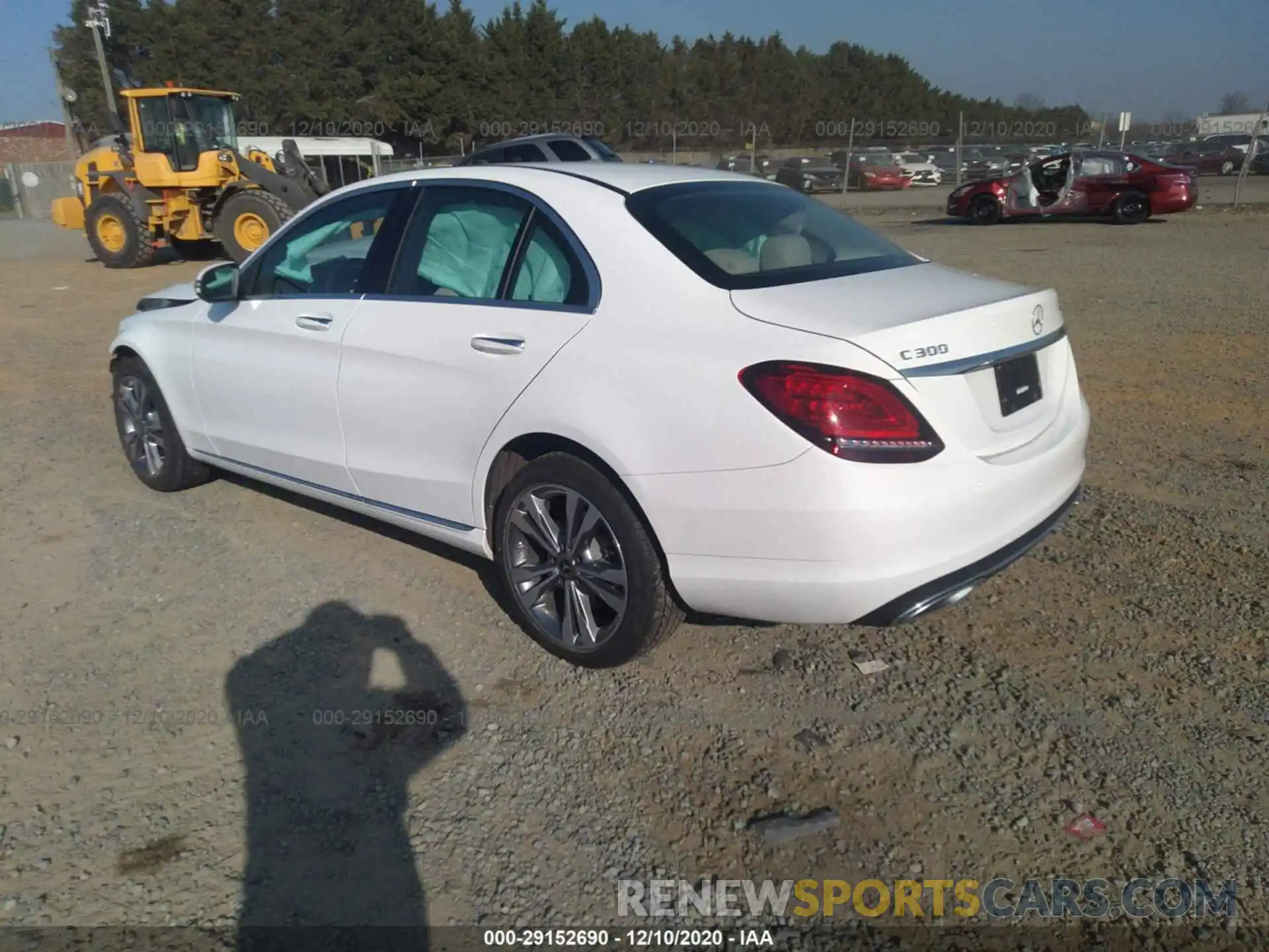 3 Photograph of a damaged car W1KWF8EB7LR575235 MERCEDES-BENZ C-CLASS 2020