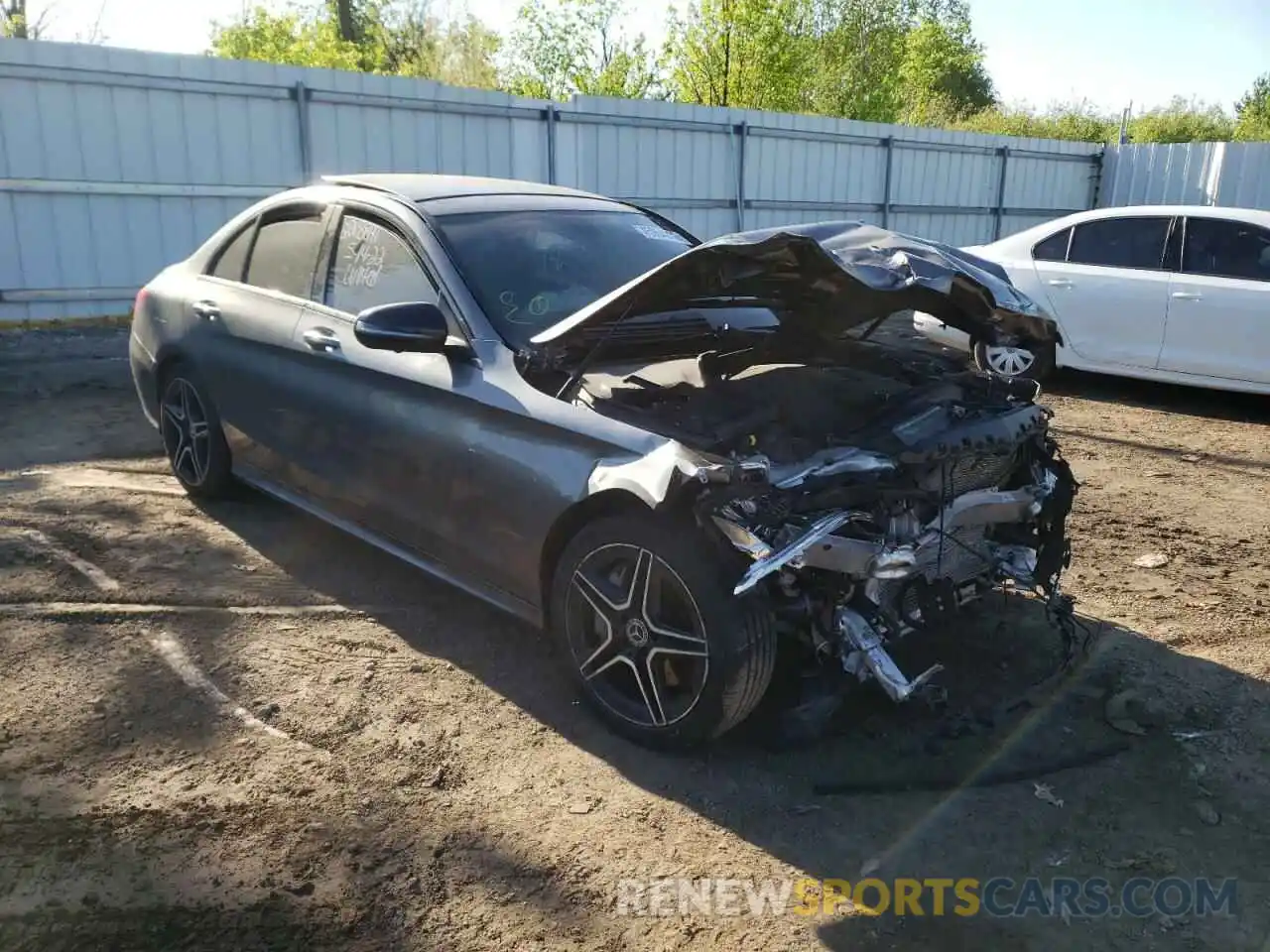 1 Photograph of a damaged car W1KWF8EB7LR576787 MERCEDES-BENZ C-CLASS 2020