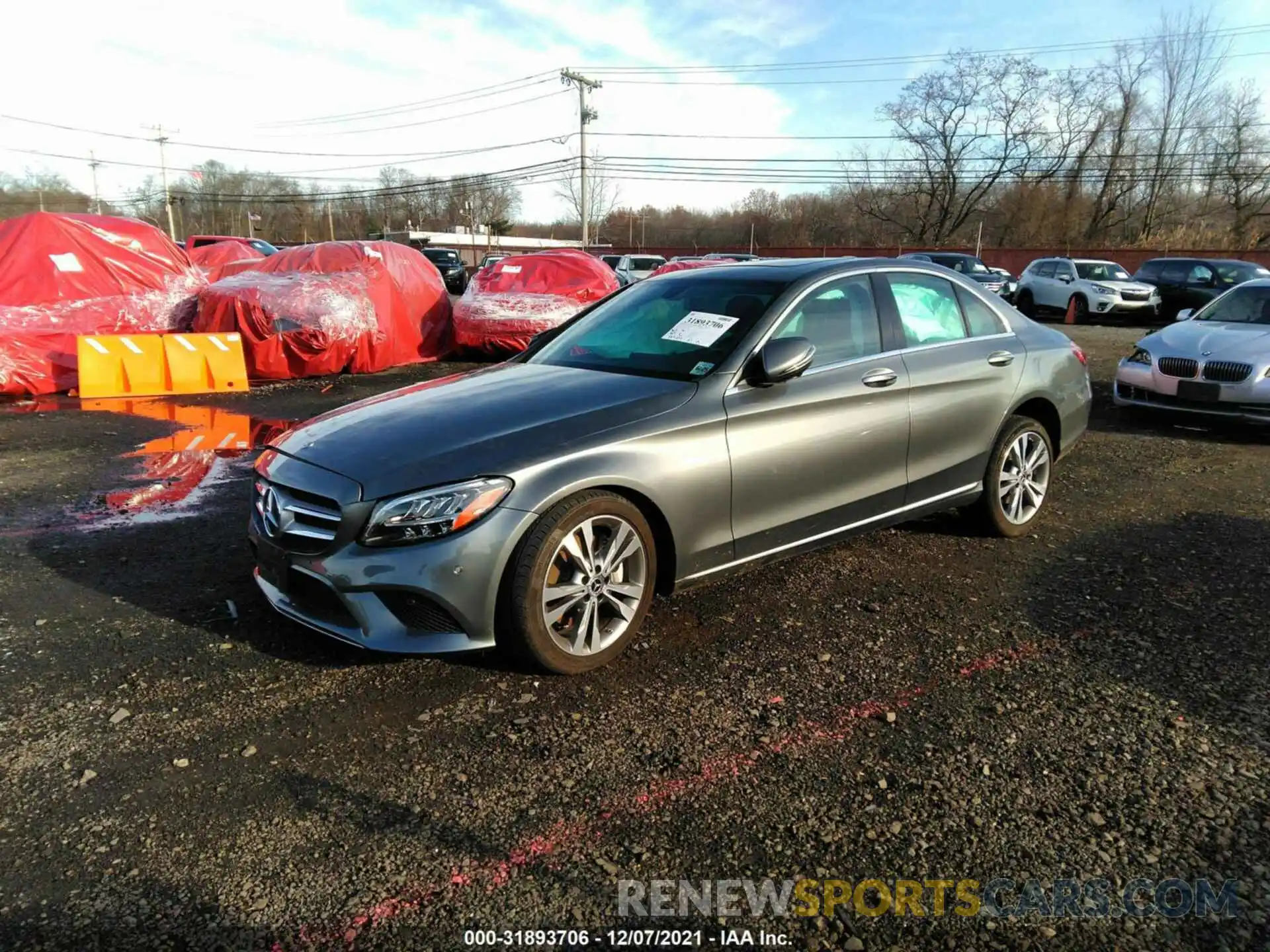 2 Photograph of a damaged car W1KWF8EB7LR580855 MERCEDES-BENZ C-CLASS 2020