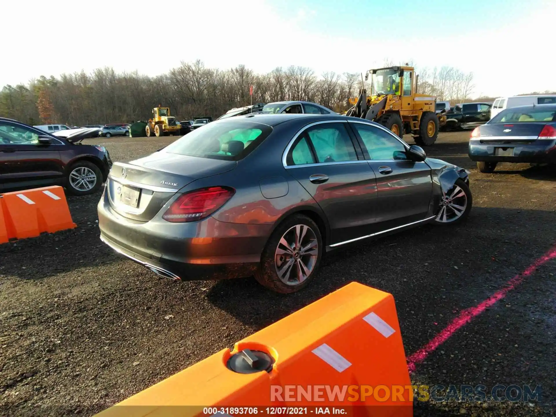 4 Photograph of a damaged car W1KWF8EB7LR580855 MERCEDES-BENZ C-CLASS 2020