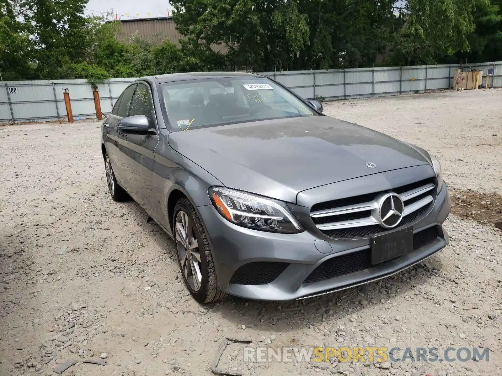 1 Photograph of a damaged car W1KWF8EB7LR589586 MERCEDES-BENZ C CLASS 2020