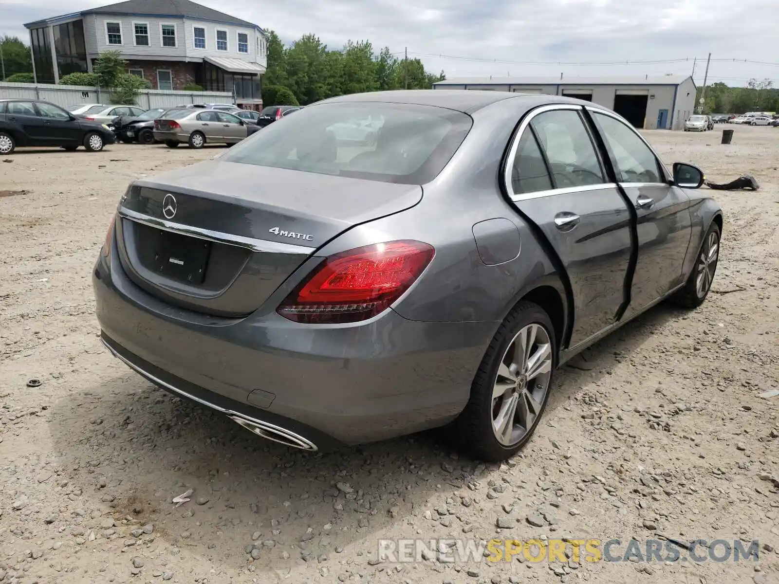 4 Photograph of a damaged car W1KWF8EB7LR589586 MERCEDES-BENZ C CLASS 2020