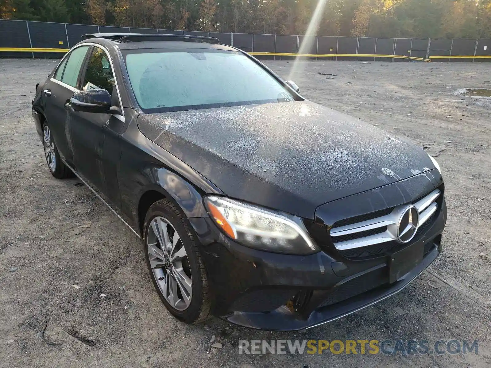 1 Photograph of a damaged car W1KWF8EB7LR591452 MERCEDES-BENZ C-CLASS 2020