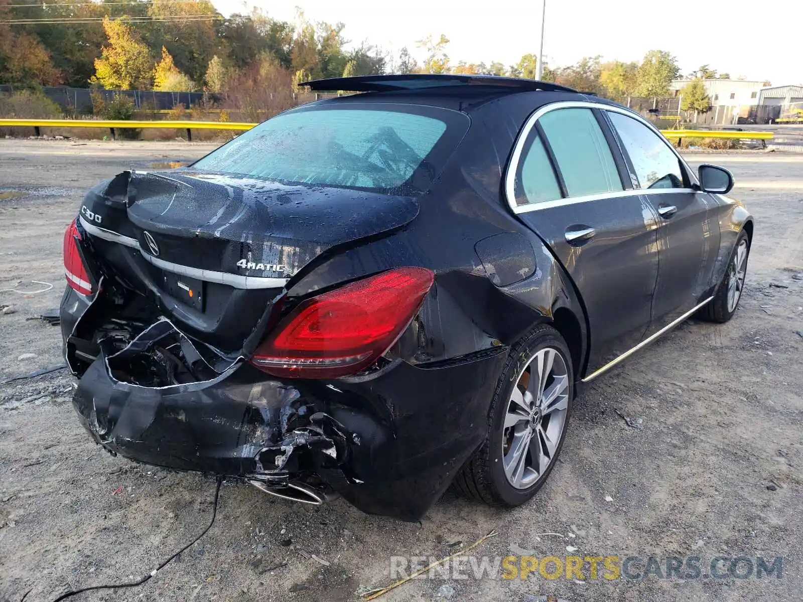 4 Photograph of a damaged car W1KWF8EB7LR591452 MERCEDES-BENZ C-CLASS 2020