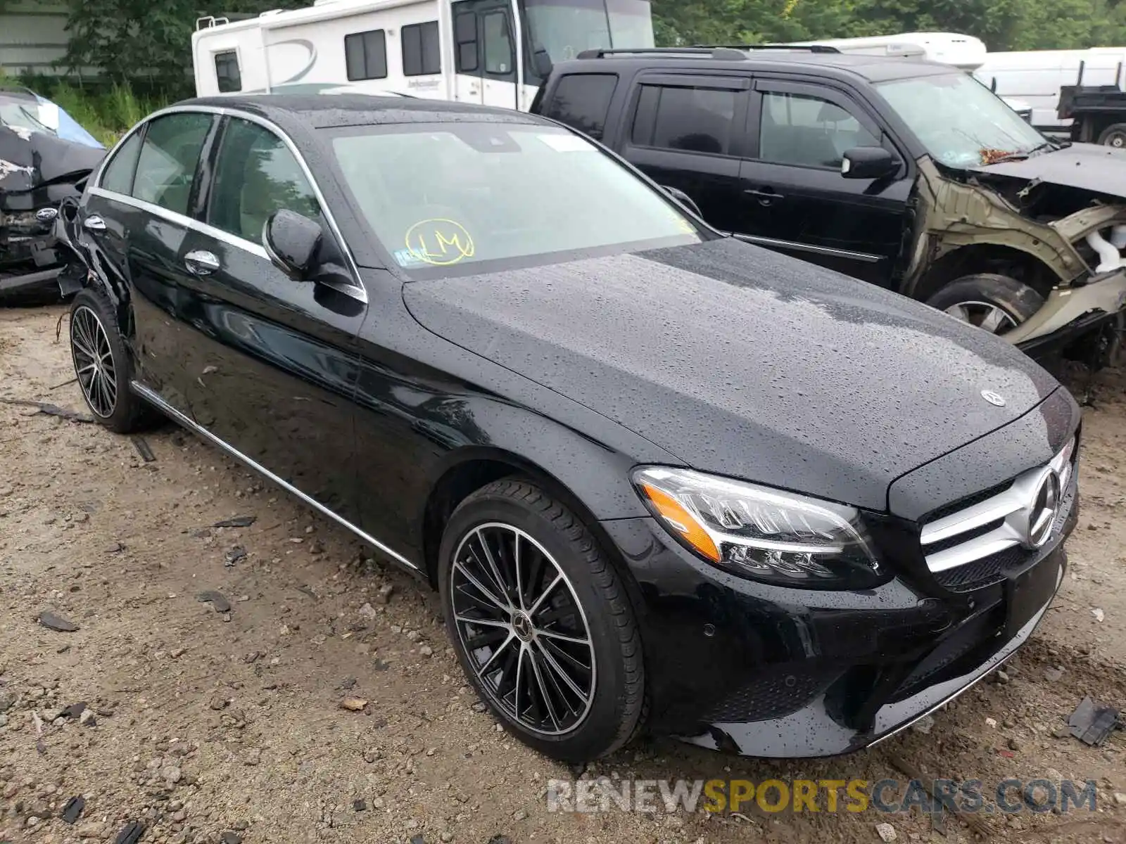 1 Photograph of a damaged car W1KWF8EB7LR601462 MERCEDES-BENZ C-CLASS 2020