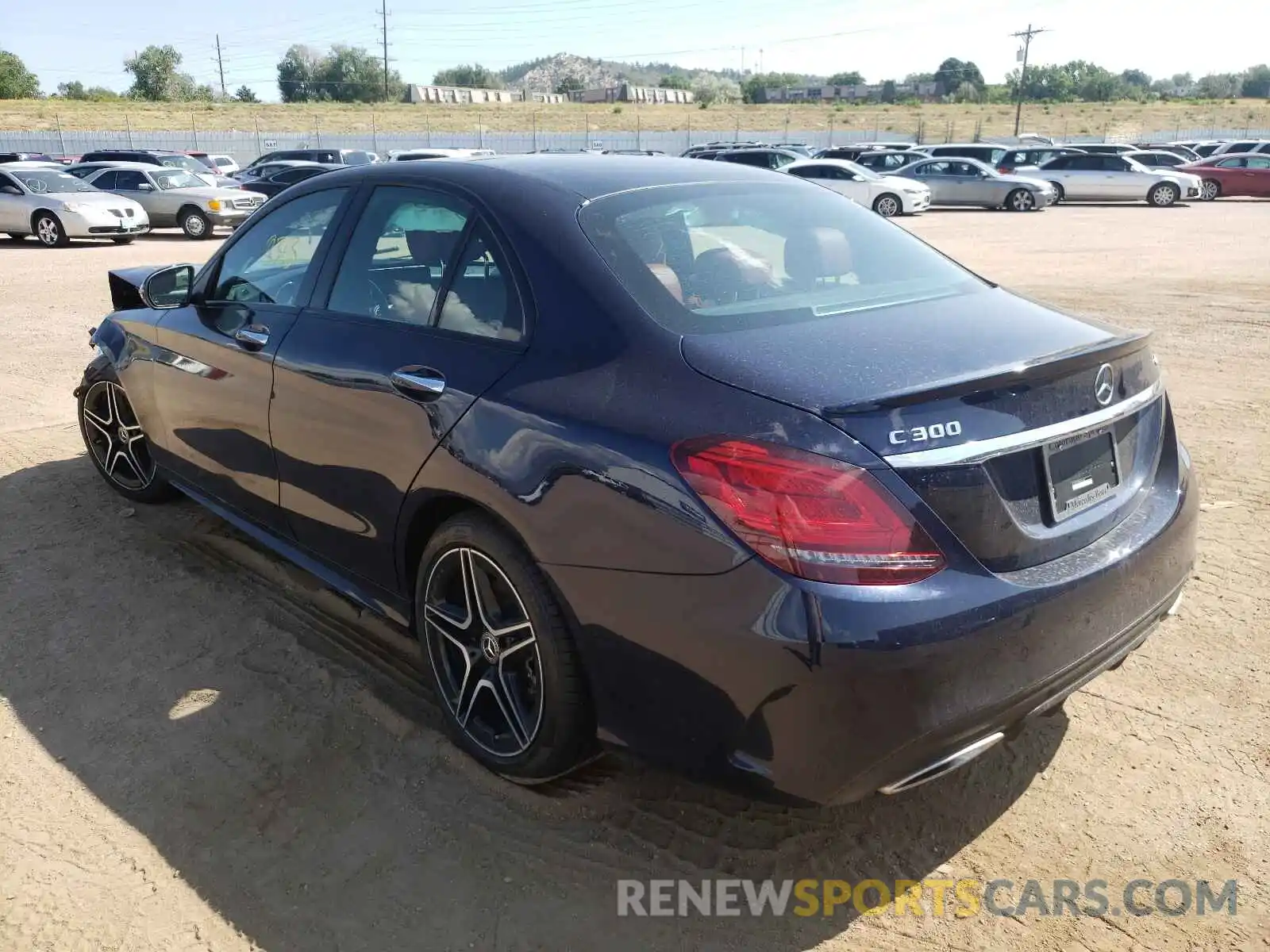 3 Photograph of a damaged car W1KWF8EB8LR566401 MERCEDES-BENZ C-CLASS 2020