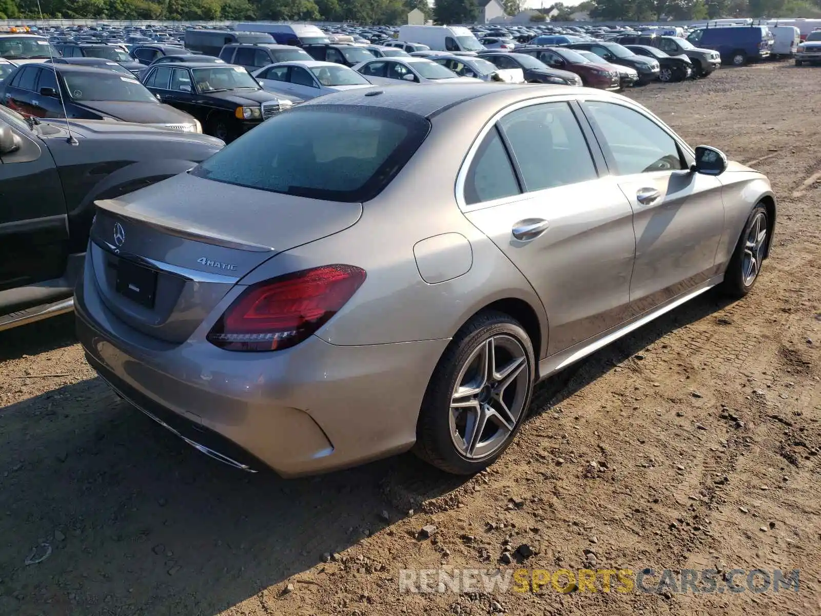 4 Photograph of a damaged car W1KWF8EB8LR570769 MERCEDES-BENZ C-CLASS 2020