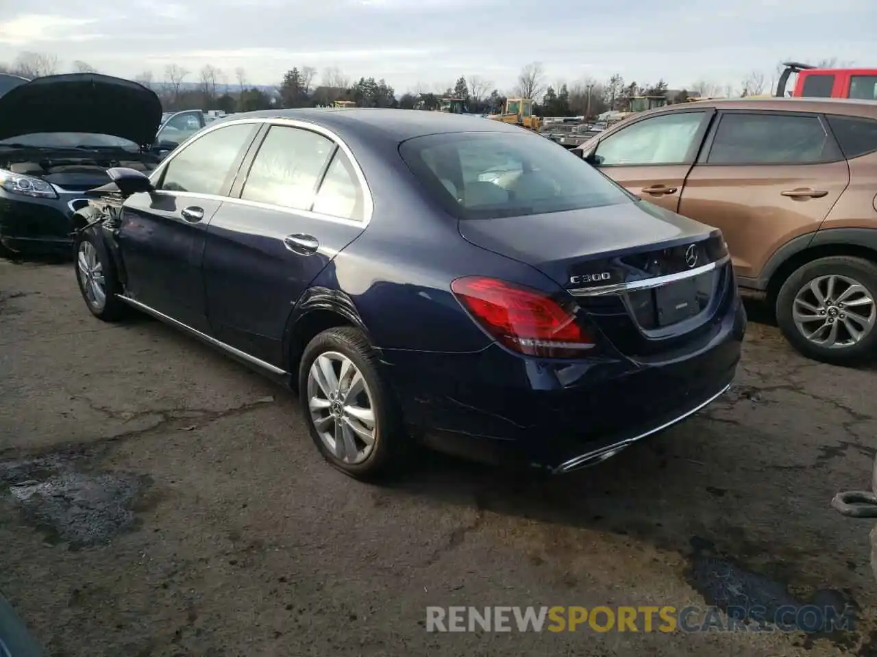 3 Photograph of a damaged car W1KWF8EB8LR571324 MERCEDES-BENZ C-CLASS 2020