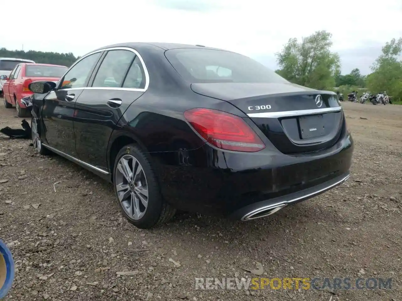 3 Photograph of a damaged car W1KWF8EB8LR578614 MERCEDES-BENZ C-CLASS 2020