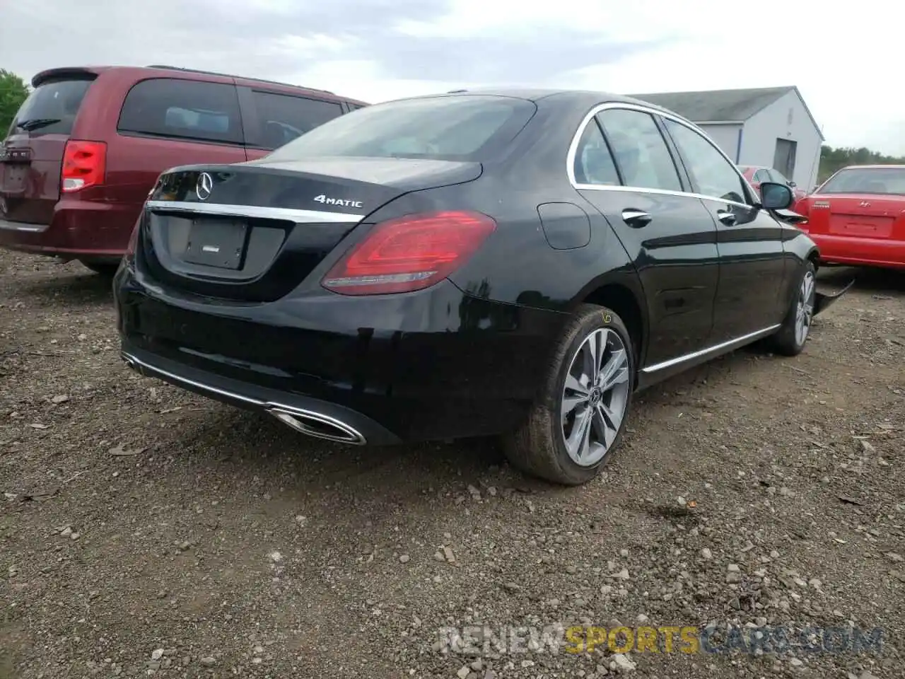 4 Photograph of a damaged car W1KWF8EB8LR578614 MERCEDES-BENZ C-CLASS 2020