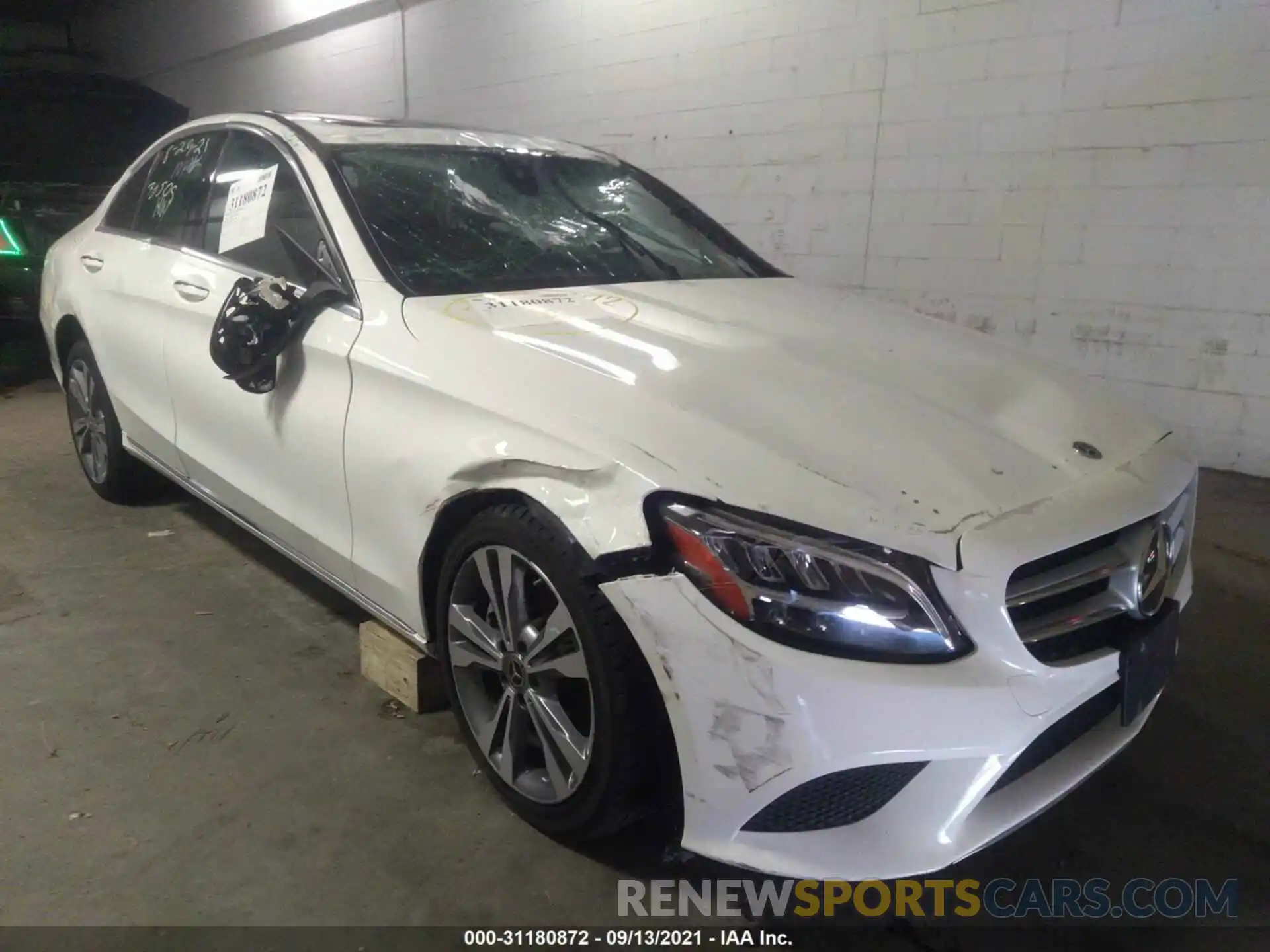 1 Photograph of a damaged car W1KWF8EB8LR578743 MERCEDES-BENZ C-CLASS 2020