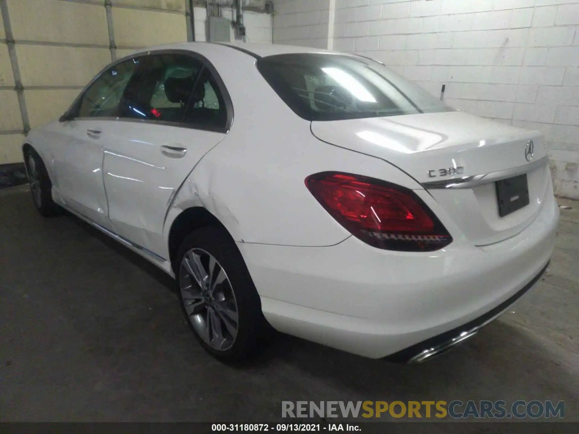 3 Photograph of a damaged car W1KWF8EB8LR578743 MERCEDES-BENZ C-CLASS 2020