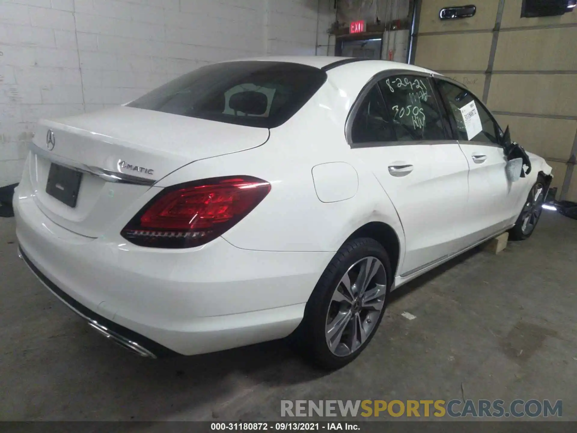 4 Photograph of a damaged car W1KWF8EB8LR578743 MERCEDES-BENZ C-CLASS 2020