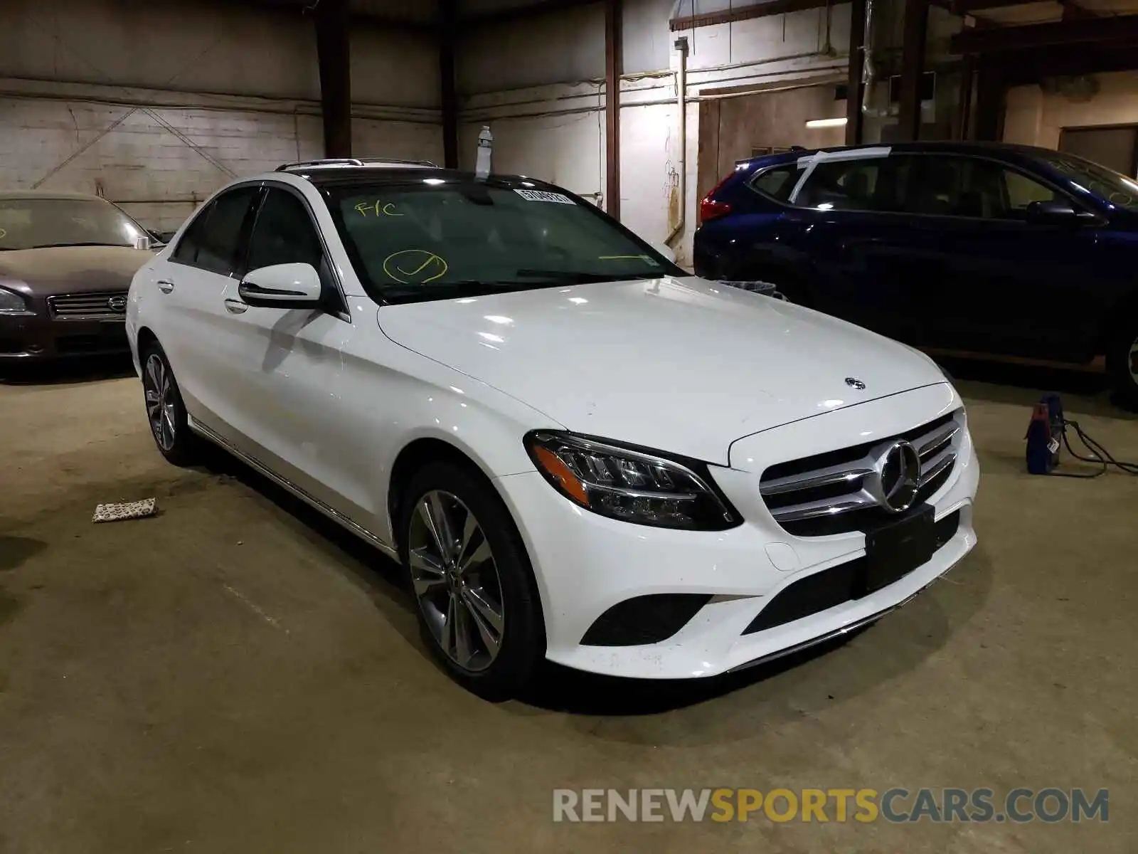 1 Photograph of a damaged car W1KWF8EB8LR602586 MERCEDES-BENZ C-CLASS 2020