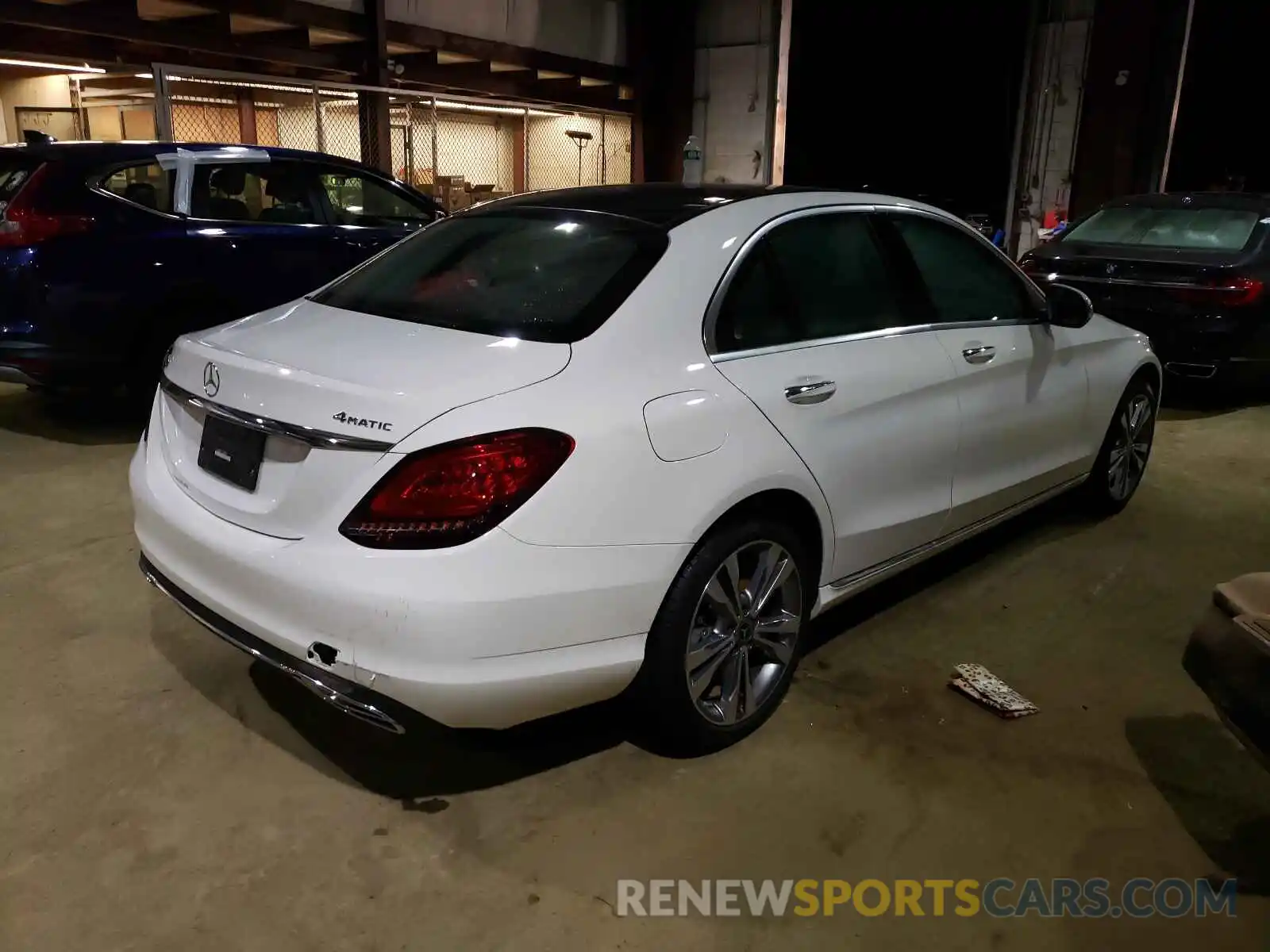 4 Photograph of a damaged car W1KWF8EB8LR602586 MERCEDES-BENZ C-CLASS 2020