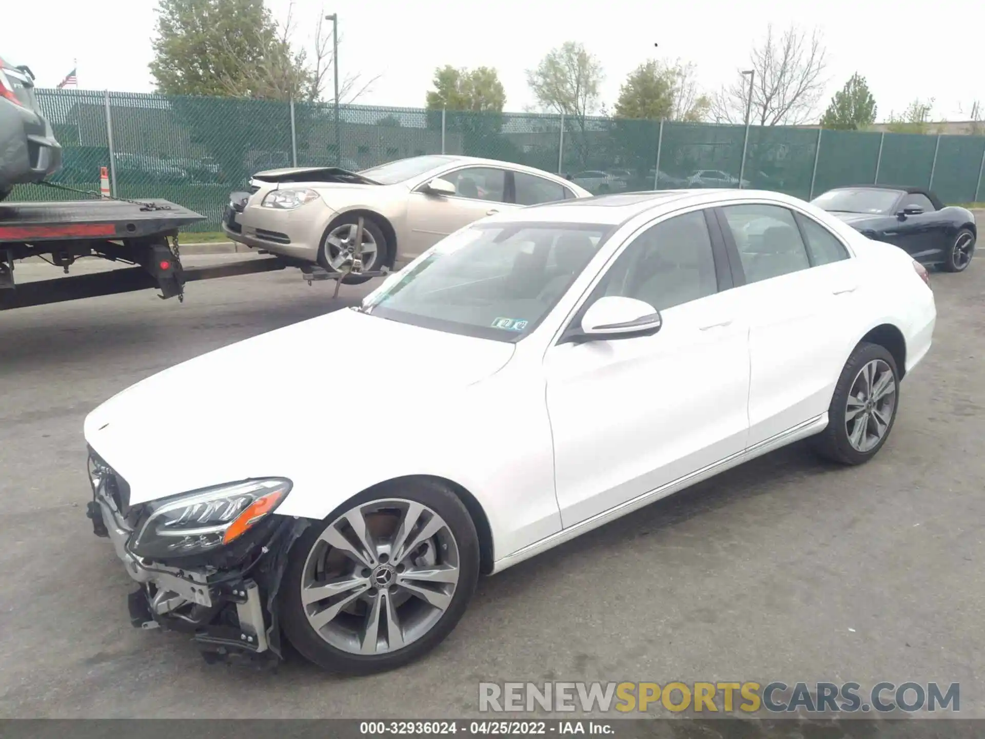 2 Photograph of a damaged car W1KWF8EB9LR570280 MERCEDES-BENZ C-CLASS 2020