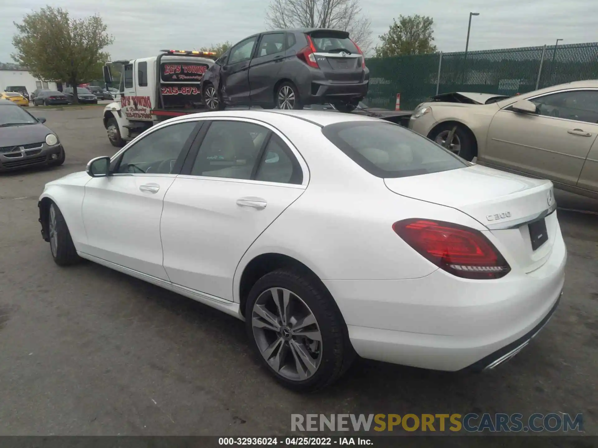 3 Photograph of a damaged car W1KWF8EB9LR570280 MERCEDES-BENZ C-CLASS 2020