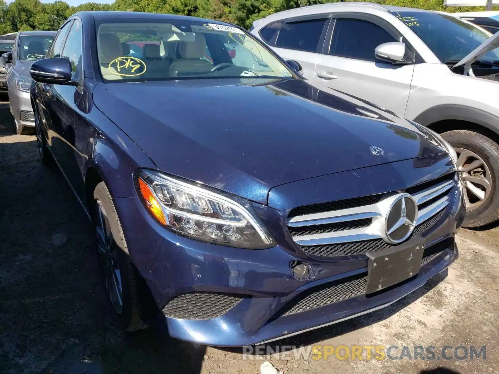 1 Photograph of a damaged car W1KWF8EB9LR571896 MERCEDES-BENZ C-CLASS 2020