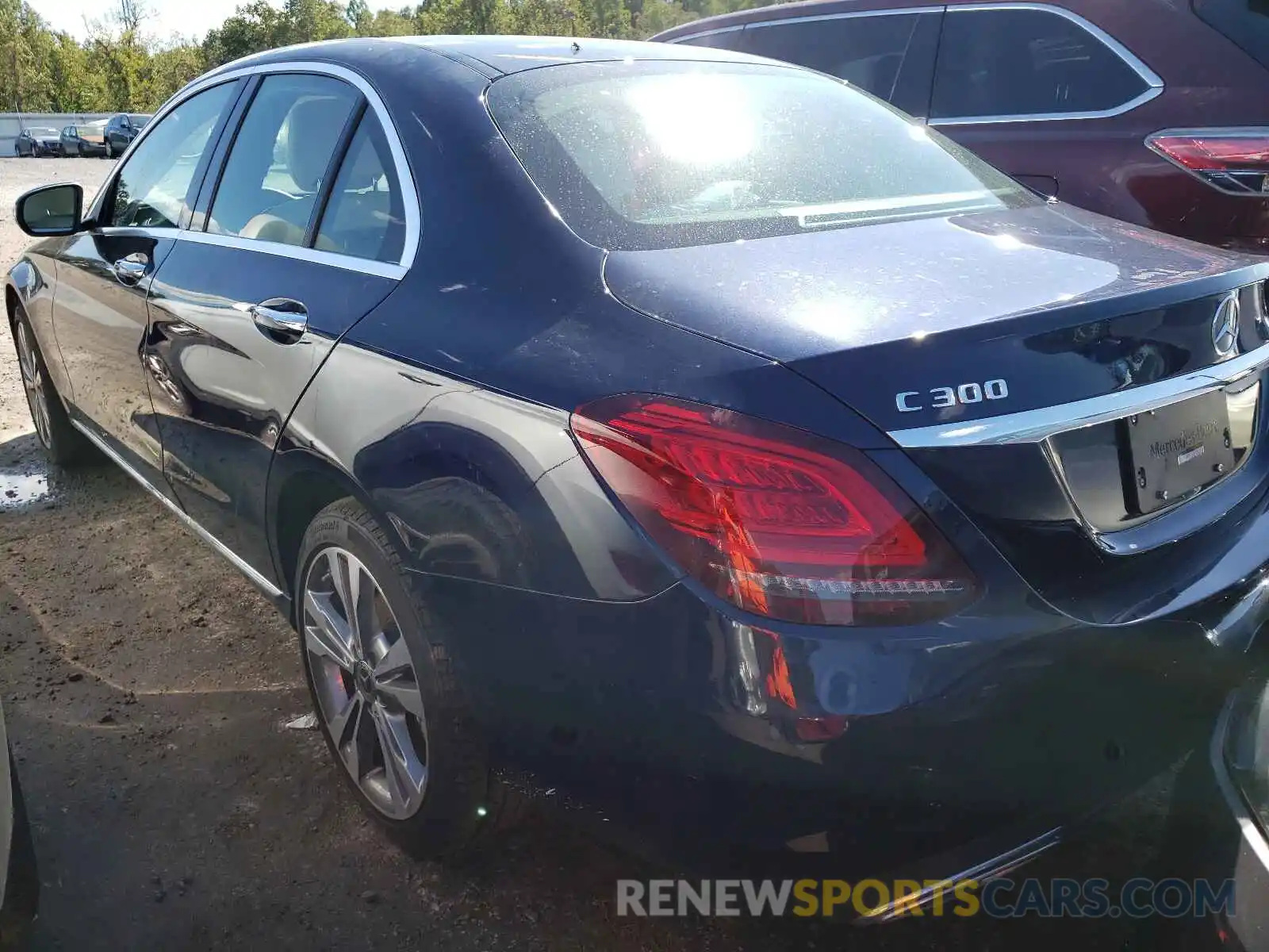 3 Photograph of a damaged car W1KWF8EB9LR571896 MERCEDES-BENZ C-CLASS 2020