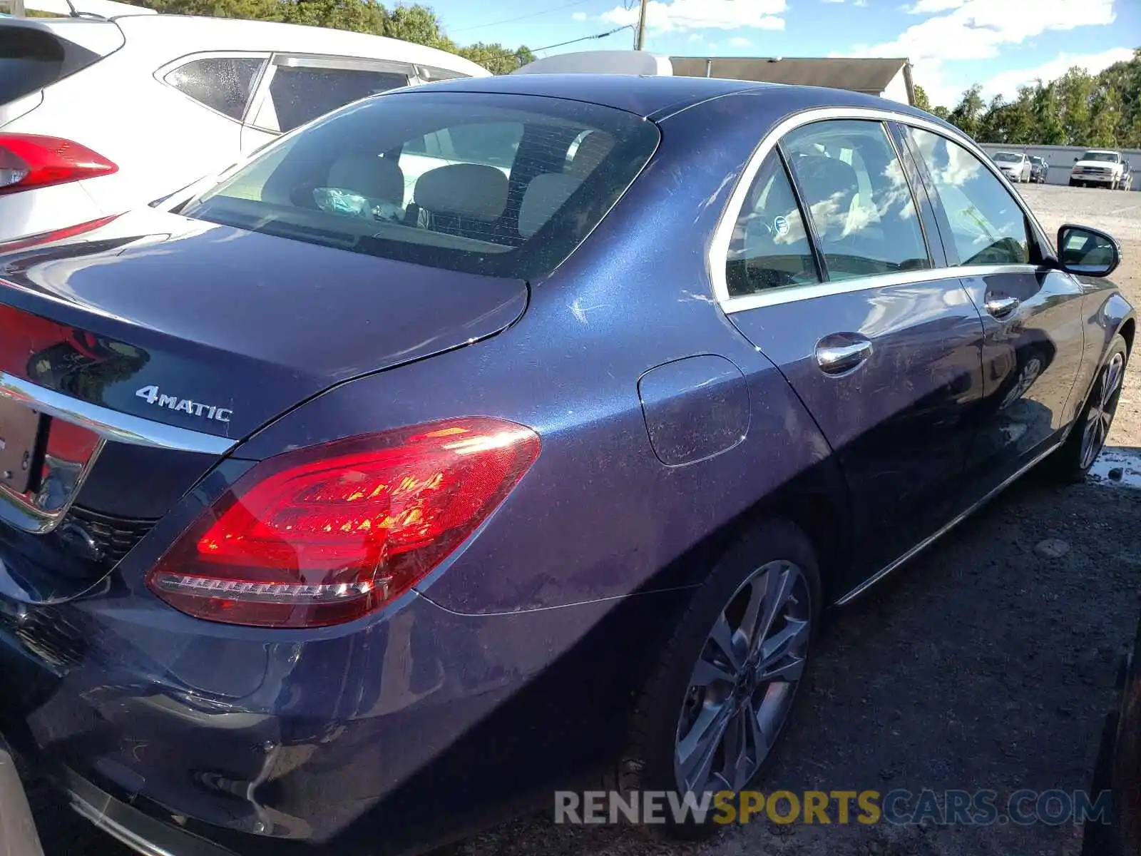 4 Photograph of a damaged car W1KWF8EB9LR571896 MERCEDES-BENZ C-CLASS 2020