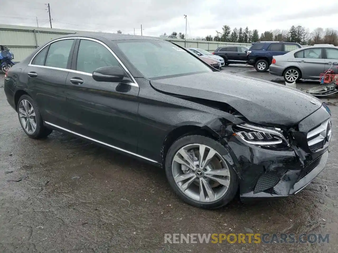 4 Photograph of a damaged car W1KWF8EB9LR577567 MERCEDES-BENZ C-CLASS 2020