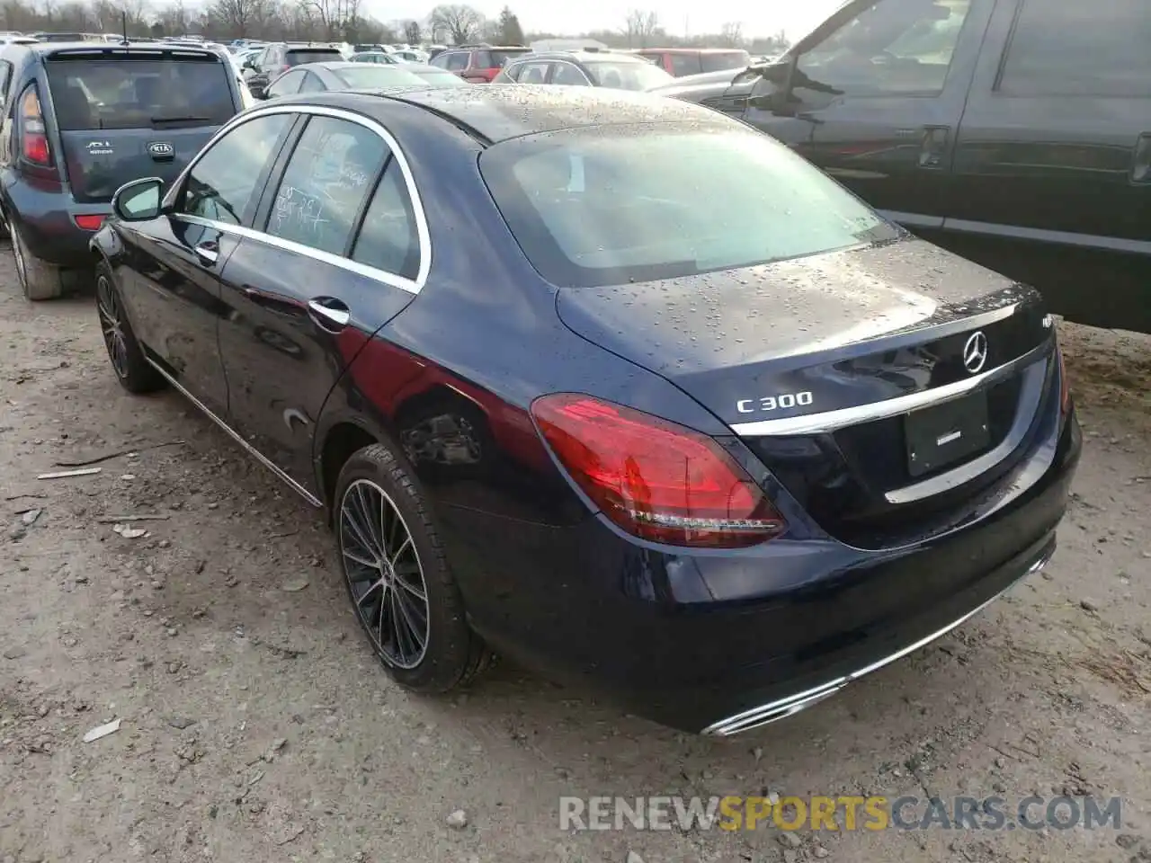 3 Photograph of a damaged car W1KWF8EB9LR589511 MERCEDES-BENZ C-CLASS 2020