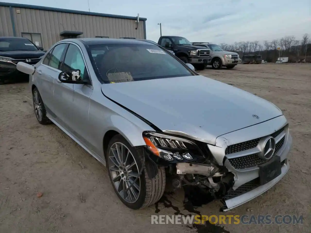 1 Photograph of a damaged car W1KWF8EB9LR595003 MERCEDES-BENZ C-CLASS 2020