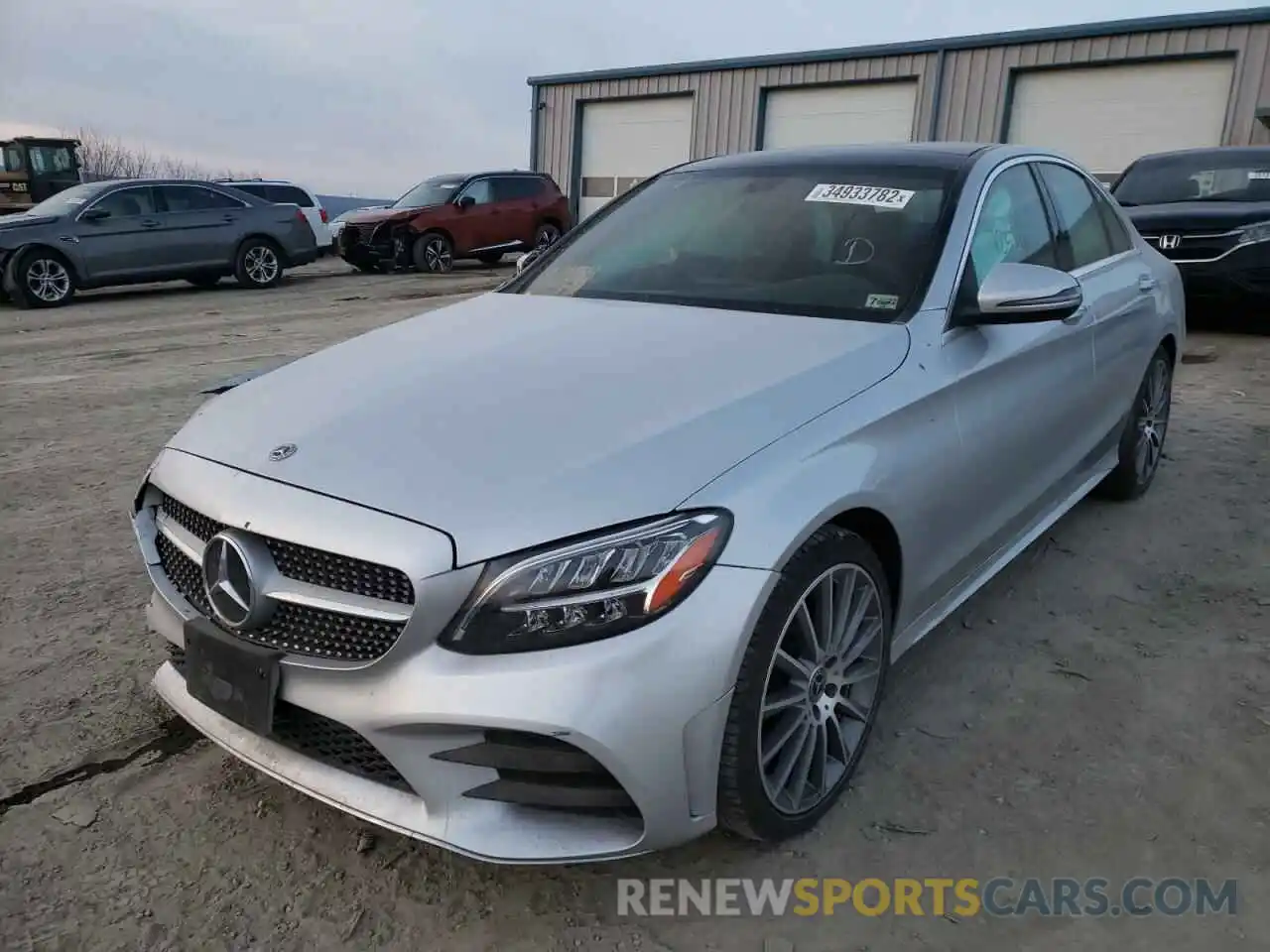 2 Photograph of a damaged car W1KWF8EB9LR595003 MERCEDES-BENZ C-CLASS 2020