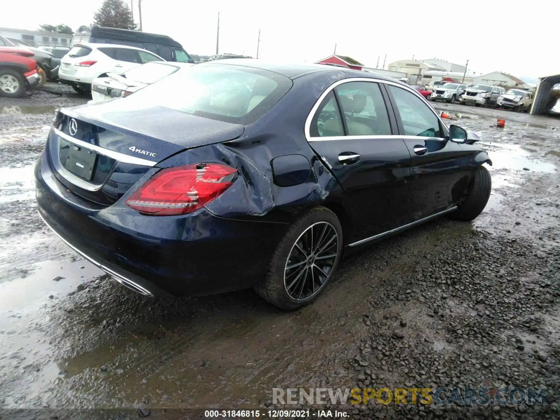 4 Photograph of a damaged car W1KWF8EB9LR596247 MERCEDES-BENZ C-CLASS 2020