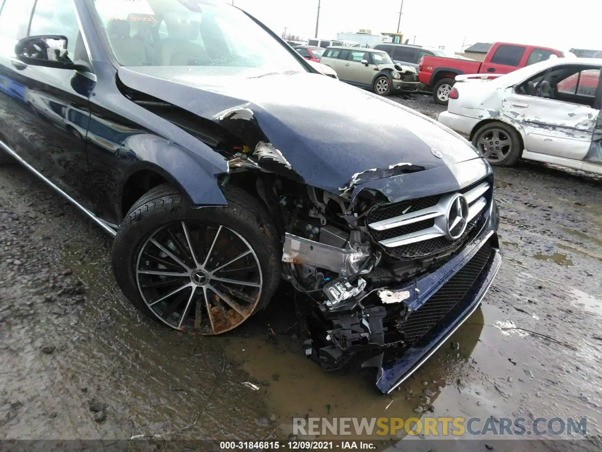 6 Photograph of a damaged car W1KWF8EB9LR596247 MERCEDES-BENZ C-CLASS 2020