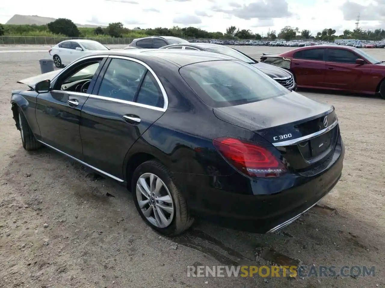 3 Photograph of a damaged car W1KWF8EB9LR596667 MERCEDES-BENZ C-CLASS 2020