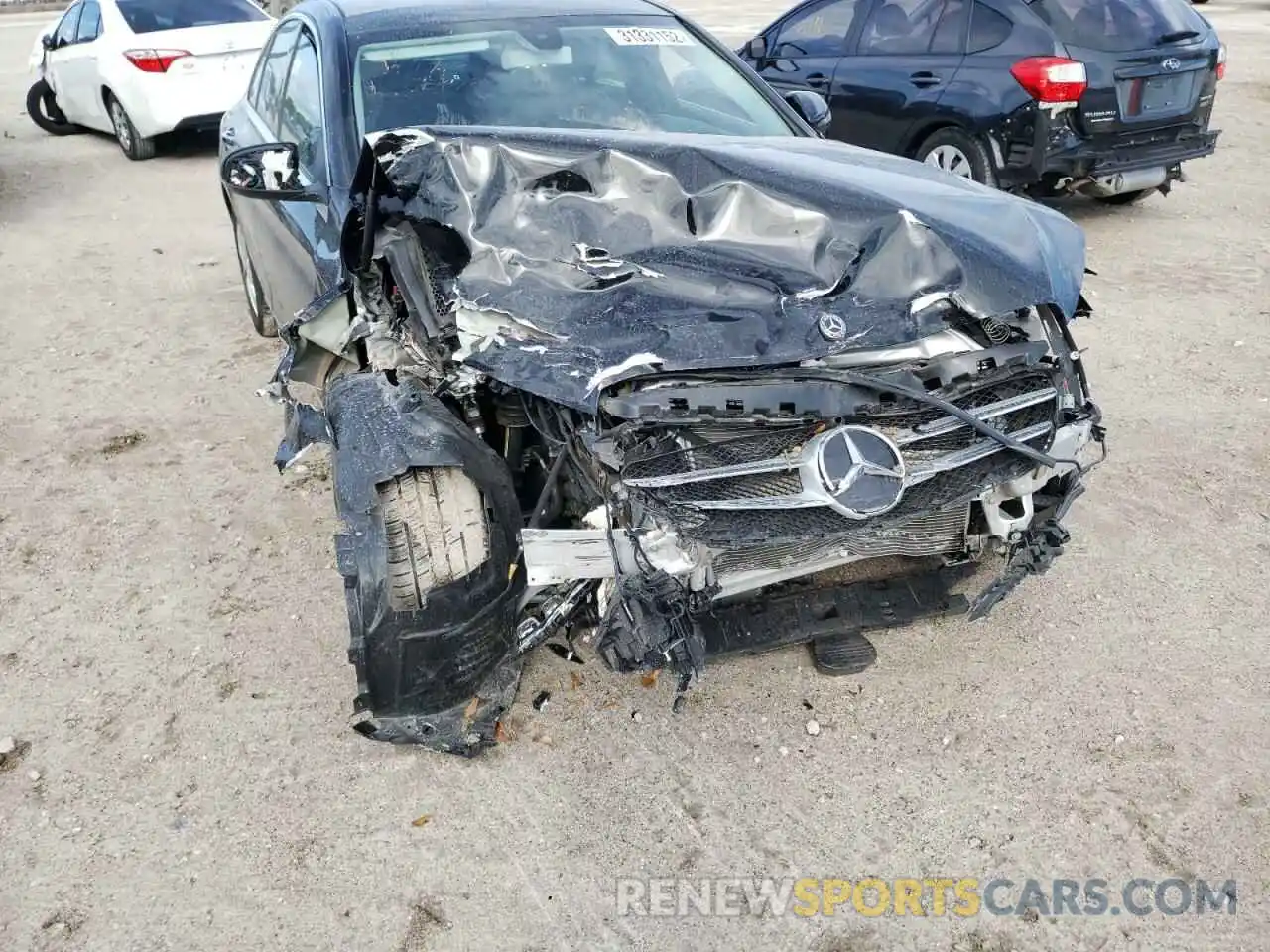 9 Photograph of a damaged car W1KWF8EB9LR596667 MERCEDES-BENZ C-CLASS 2020