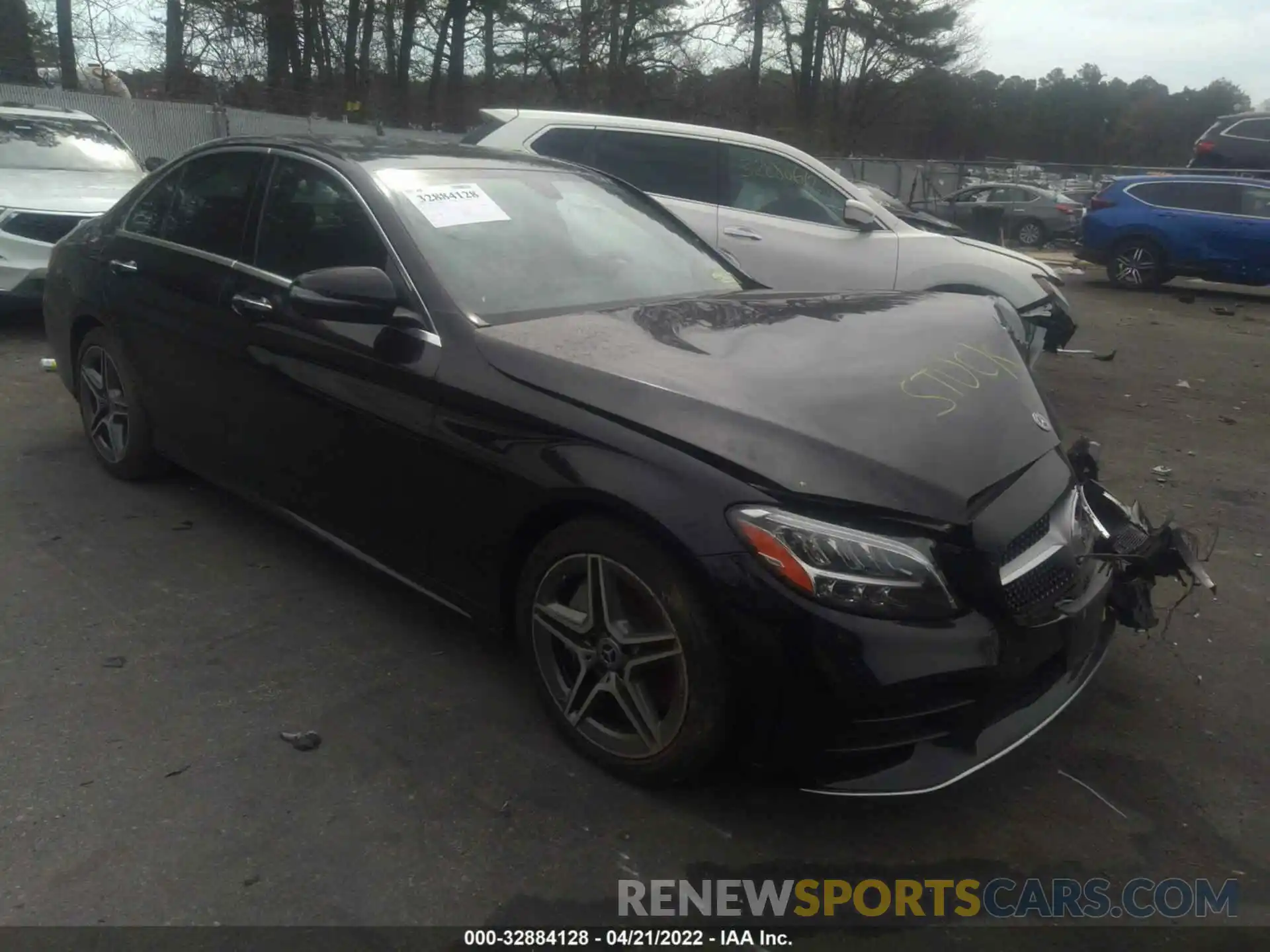 1 Photograph of a damaged car W1KWF8EBXLR570241 MERCEDES-BENZ C-CLASS 2020