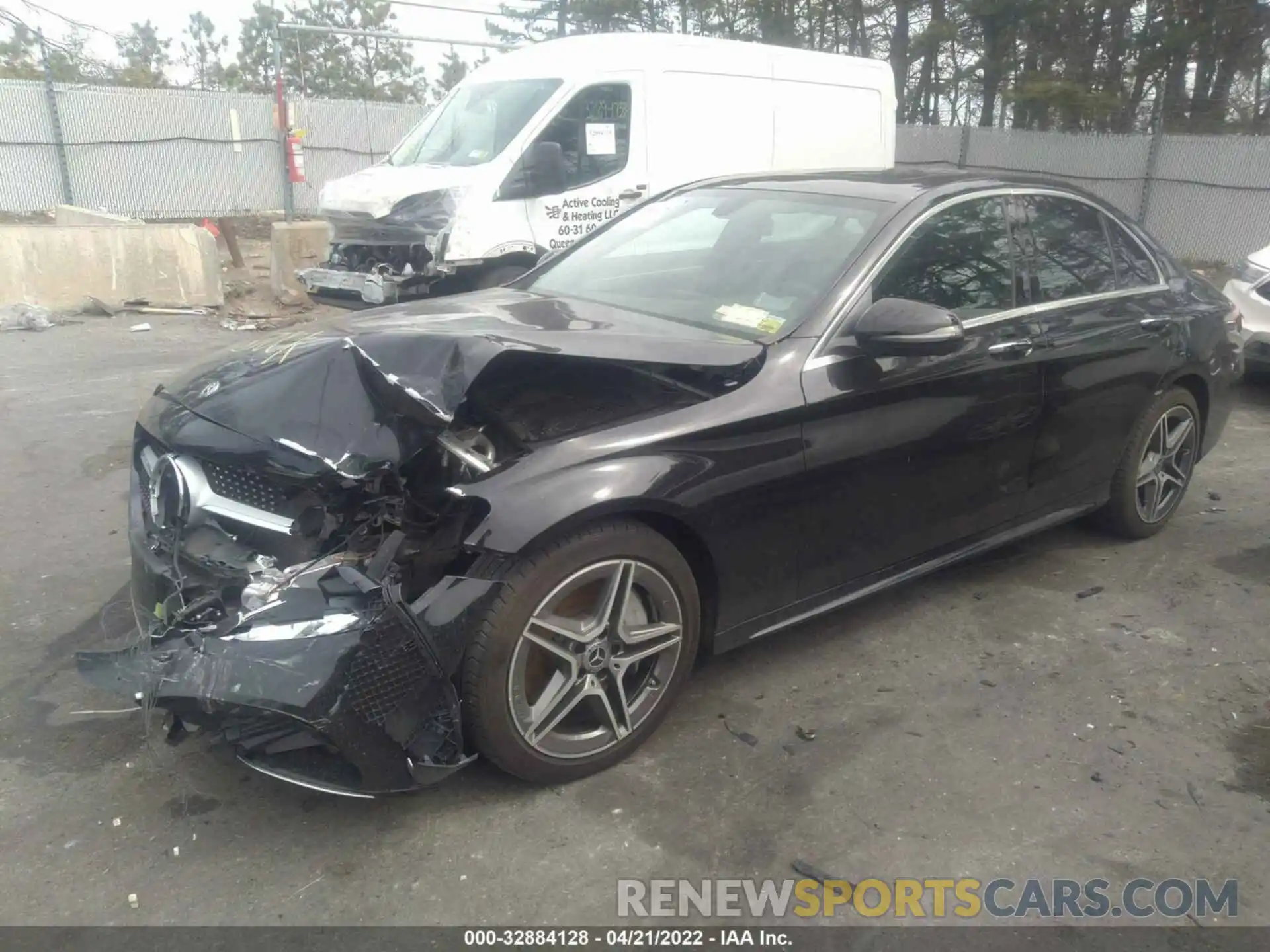 2 Photograph of a damaged car W1KWF8EBXLR570241 MERCEDES-BENZ C-CLASS 2020