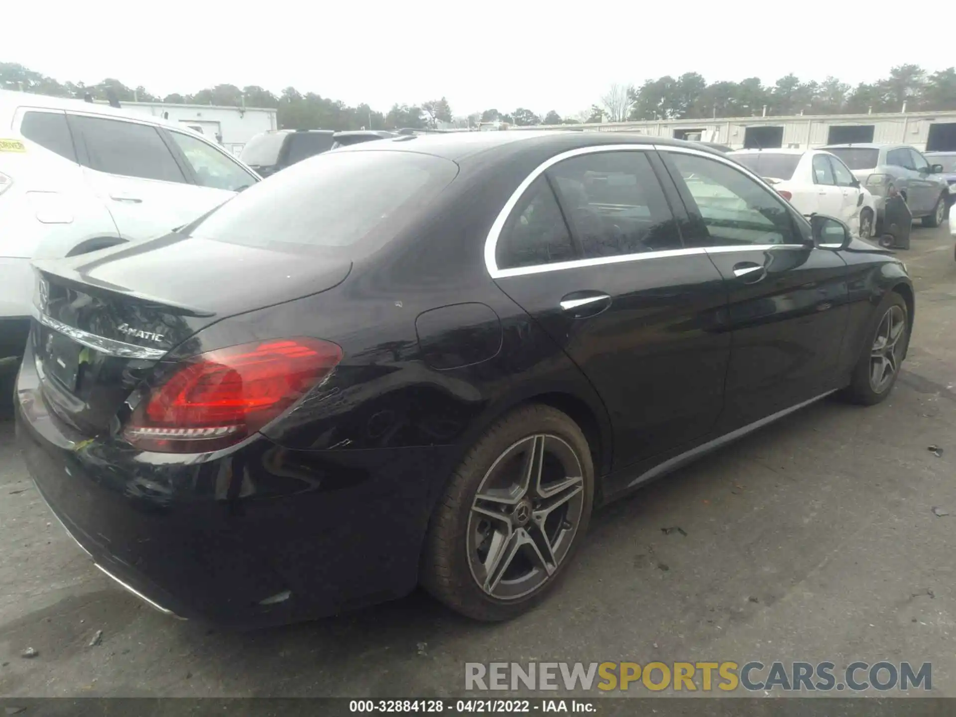 4 Photograph of a damaged car W1KWF8EBXLR570241 MERCEDES-BENZ C-CLASS 2020