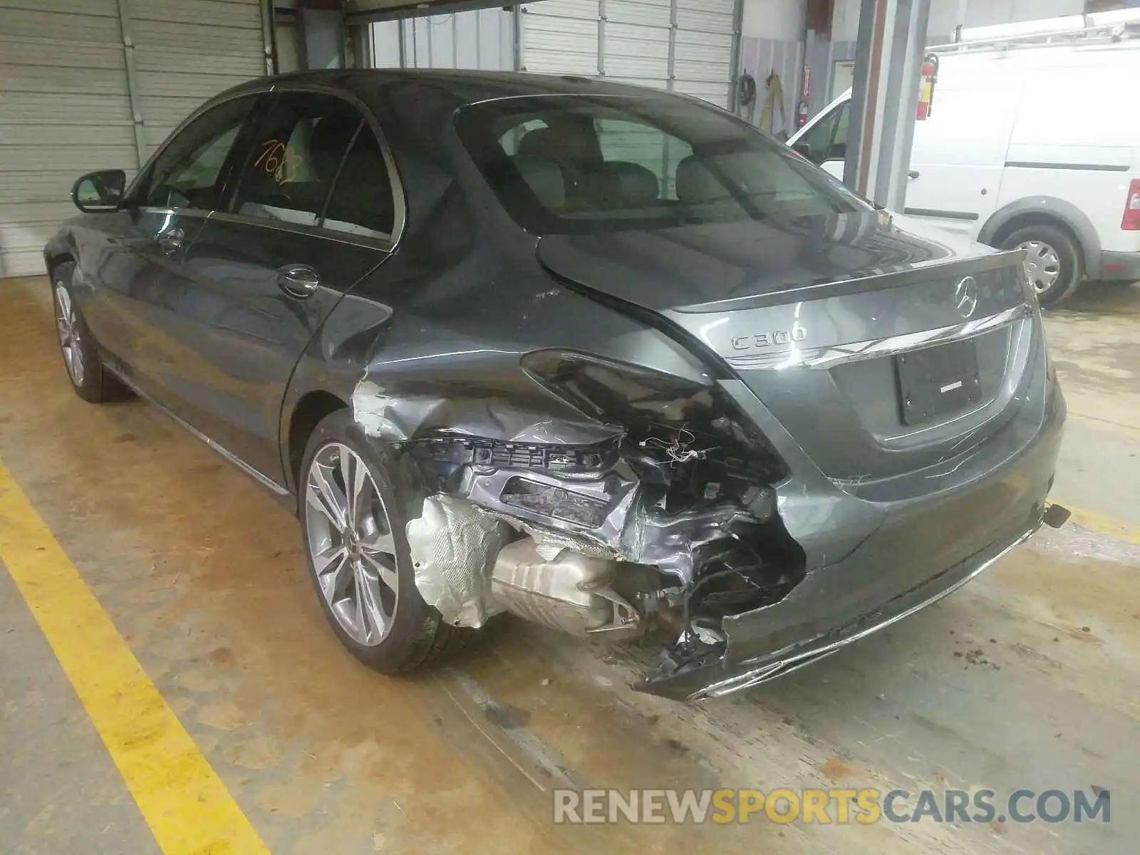 3 Photograph of a damaged car W1KWF8EBXLR571292 MERCEDES-BENZ C CLASS 2020