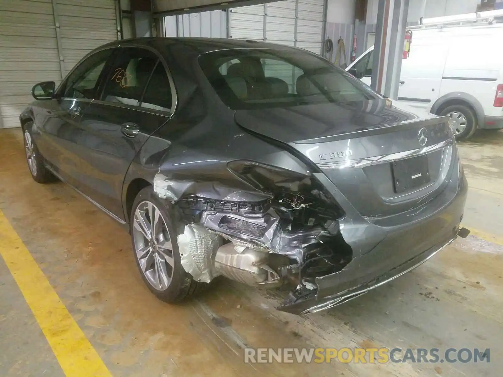 9 Photograph of a damaged car W1KWF8EBXLR571292 MERCEDES-BENZ C CLASS 2020