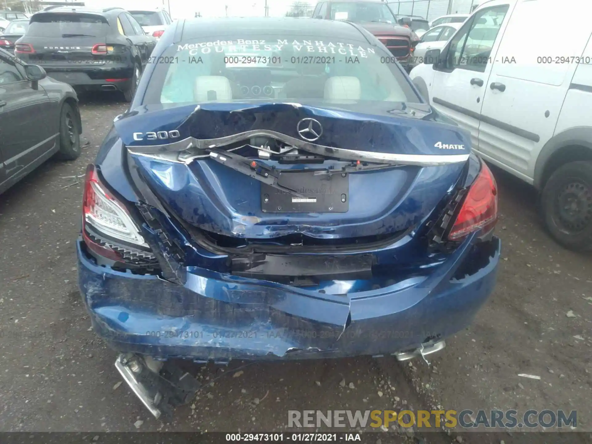 6 Photograph of a damaged car W1KWF8EBXLR588528 MERCEDES-BENZ C-CLASS 2020