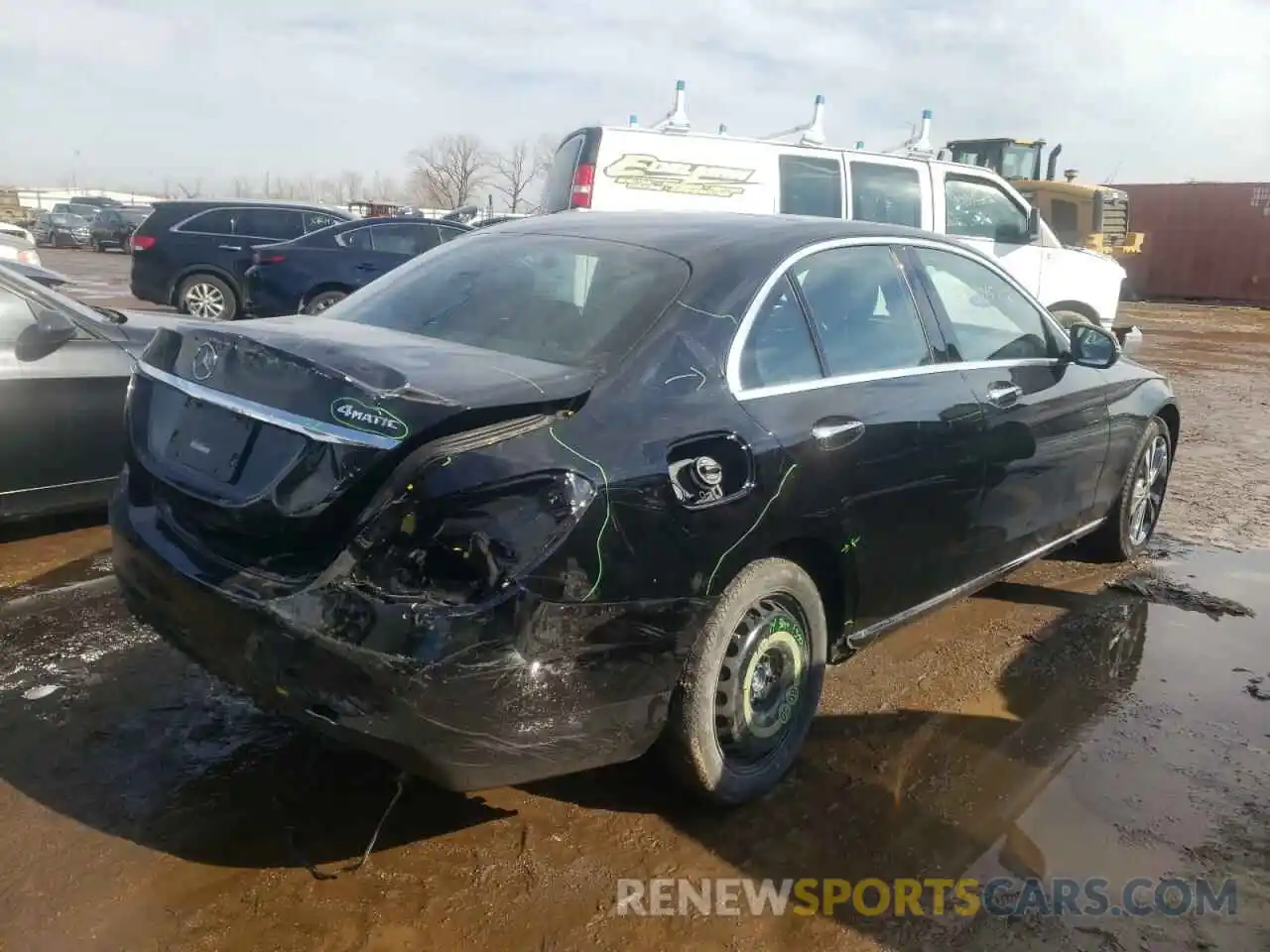 4 Photograph of a damaged car W1KWF8EBXLR593938 MERCEDES-BENZ C-CLASS 2020