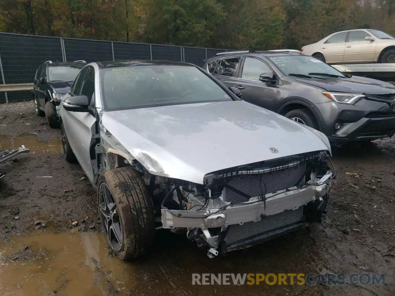 9 Photograph of a damaged car W1KWF8EBXLR596631 MERCEDES-BENZ C CLASS 2020