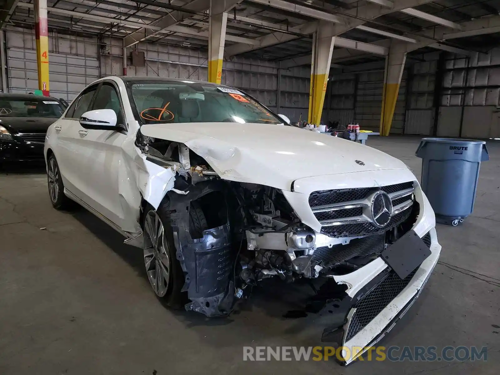 1 Photograph of a damaged car W1KWF8EBXLR597679 MERCEDES-BENZ C-CLASS 2020