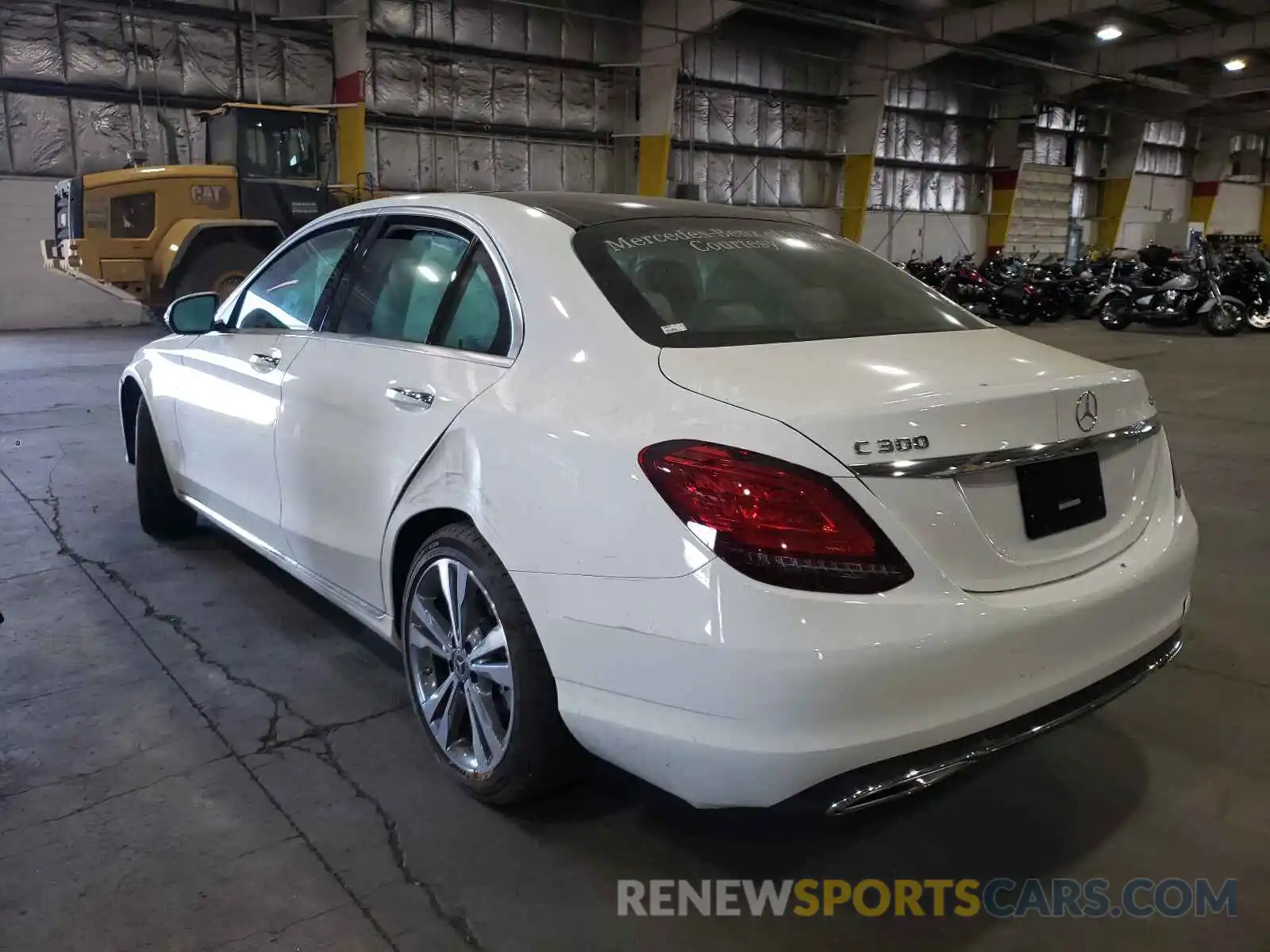 3 Photograph of a damaged car W1KWF8EBXLR597679 MERCEDES-BENZ C-CLASS 2020