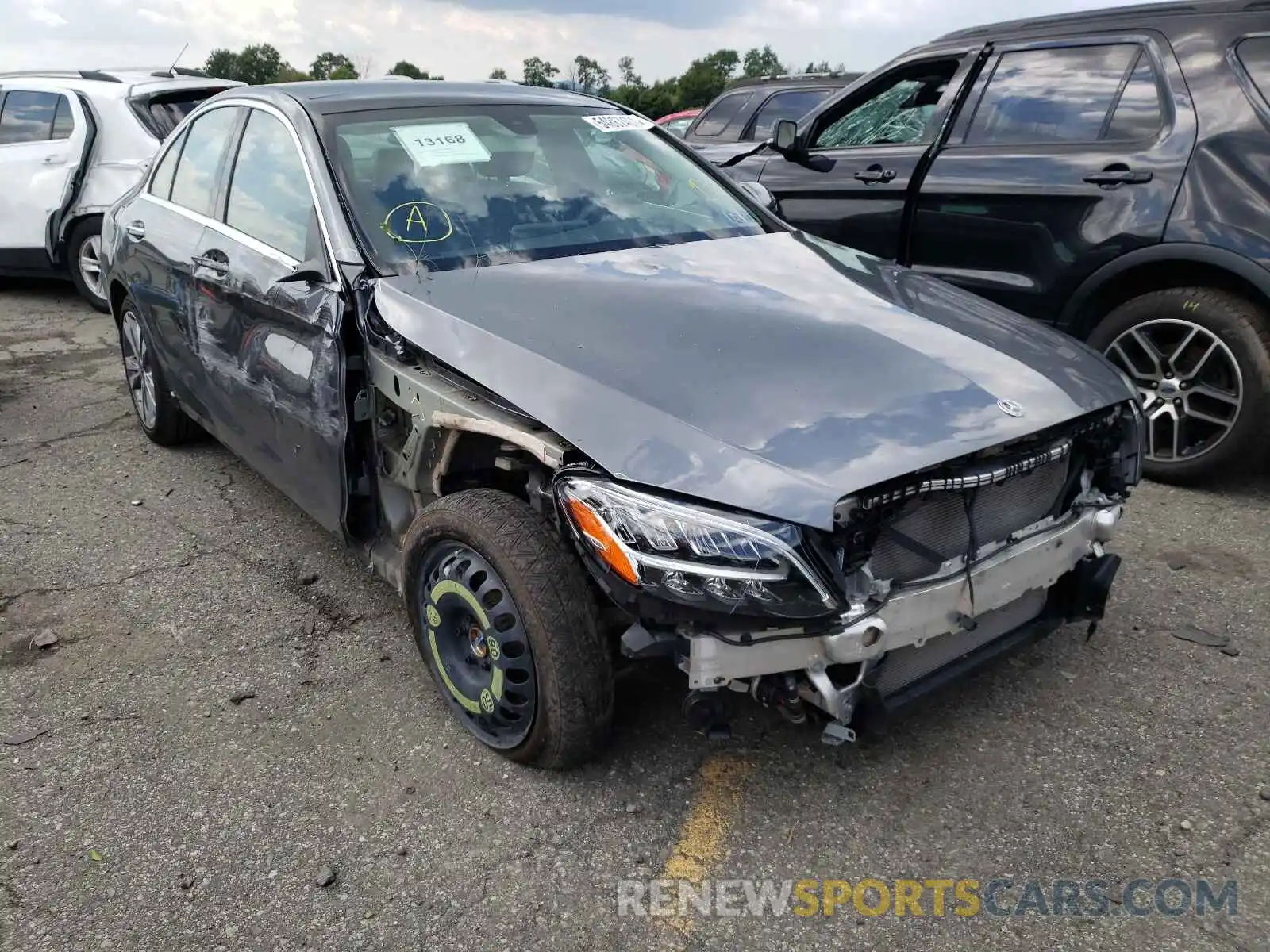 1 Photograph of a damaged car W1KWF8EBXLR598511 MERCEDES-BENZ C-CLASS 2020