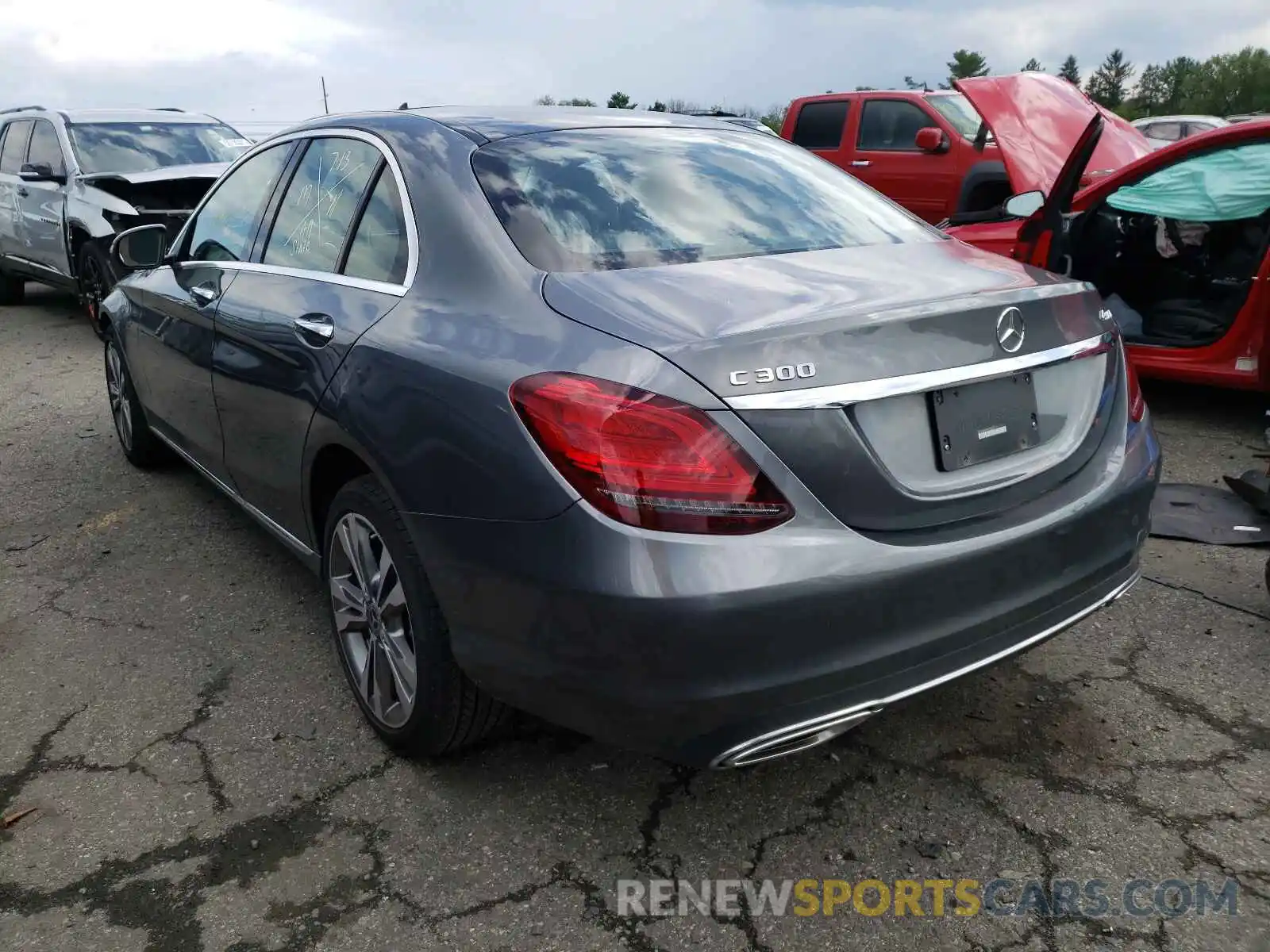 3 Photograph of a damaged car W1KWF8EBXLR598511 MERCEDES-BENZ C-CLASS 2020