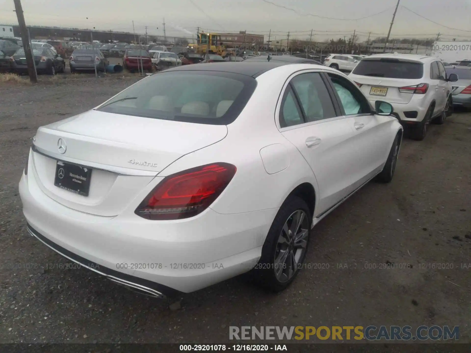 4 Photograph of a damaged car W1KWF8EBXLR602847 MERCEDES-BENZ C-CLASS 2020