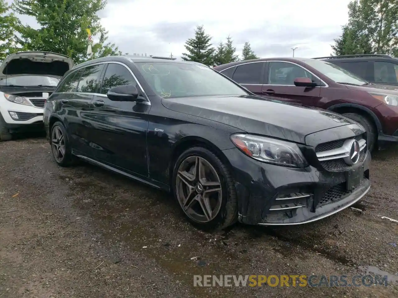 1 Photograph of a damaged car W1KWH6EB4LG011357 MERCEDES-BENZ C-CLASS 2020